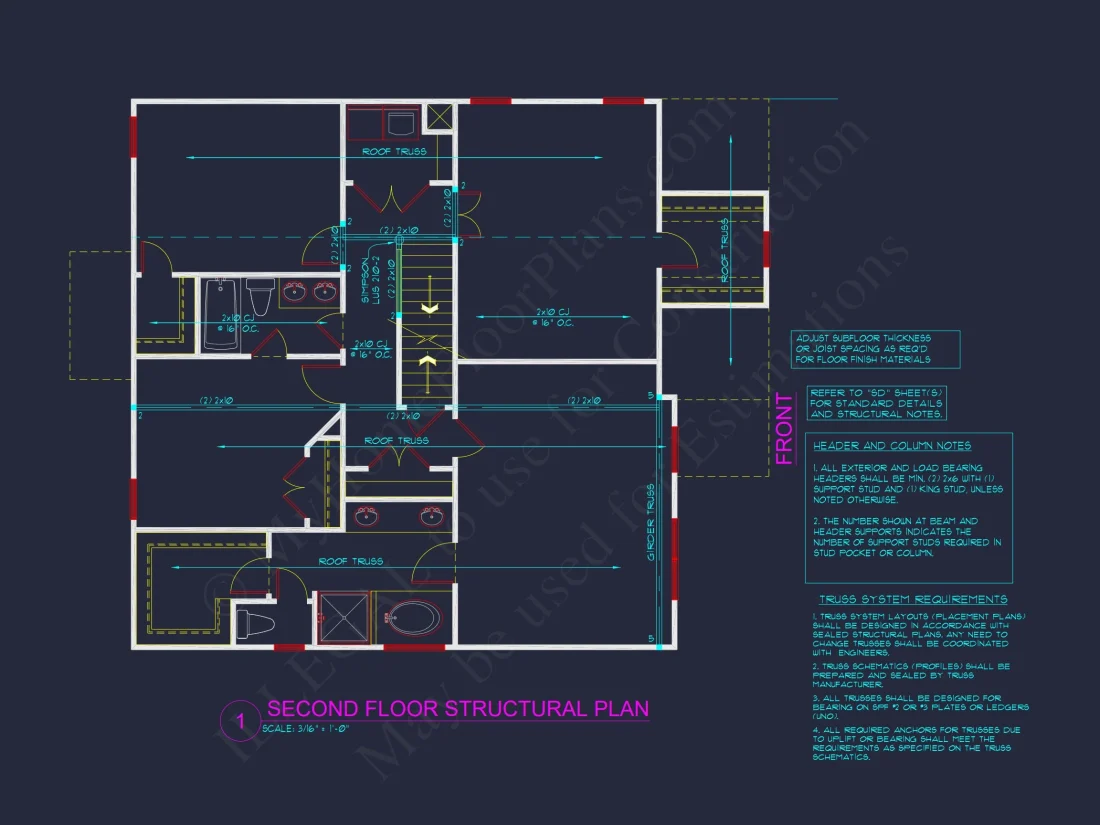 Traditional Craftsman house Plan