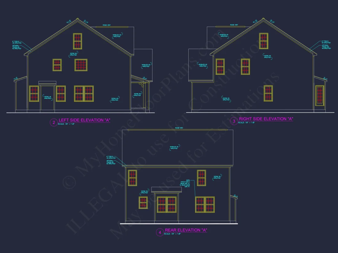Floor Plan with CAD Designs