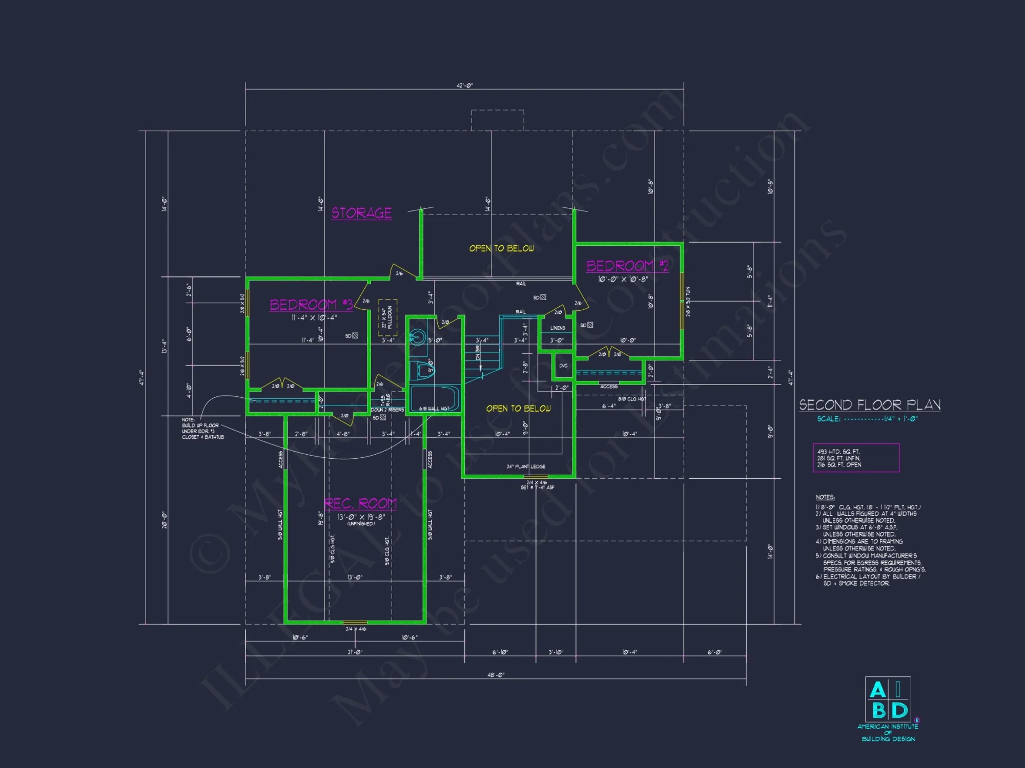 2-Story Farmhouse Blueprint
