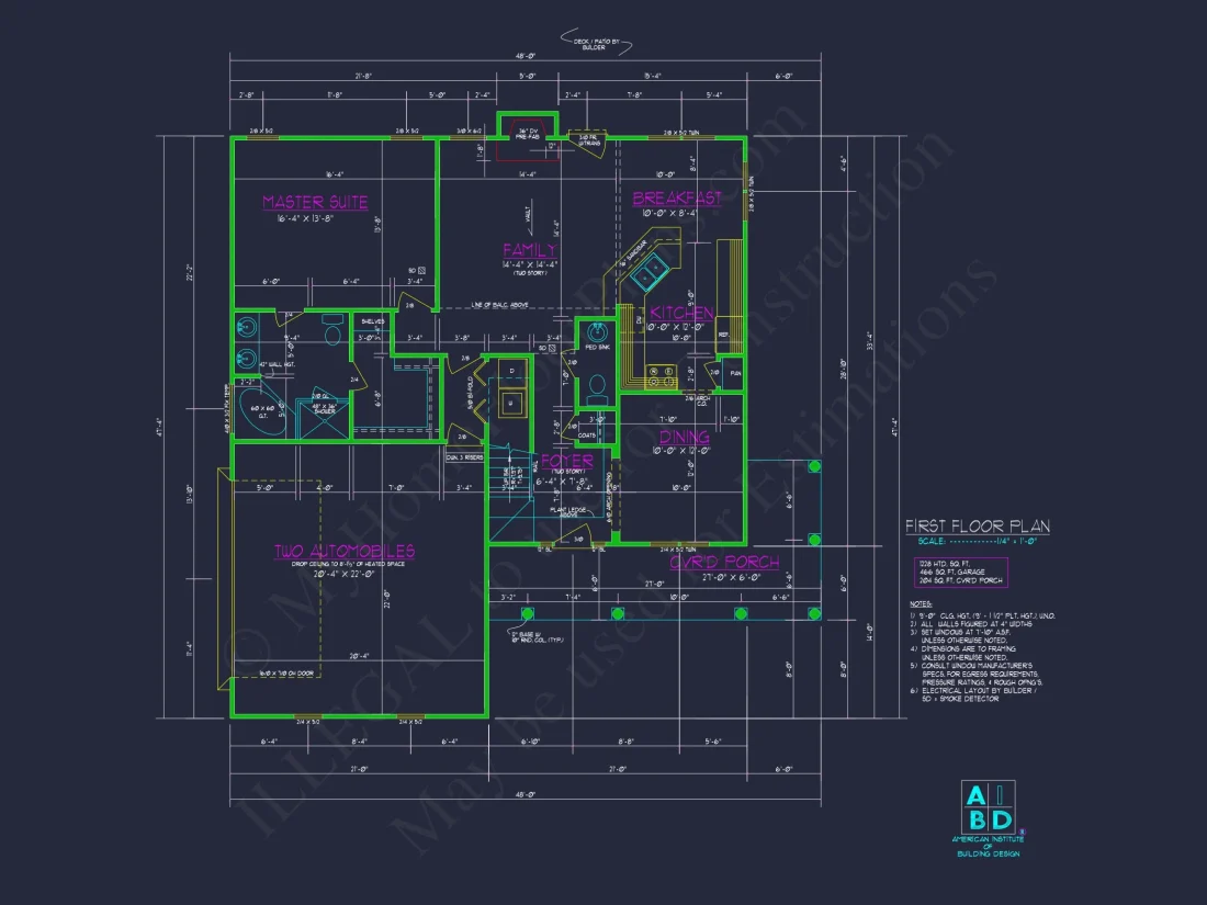 2-Story Farmhouse Blueprint