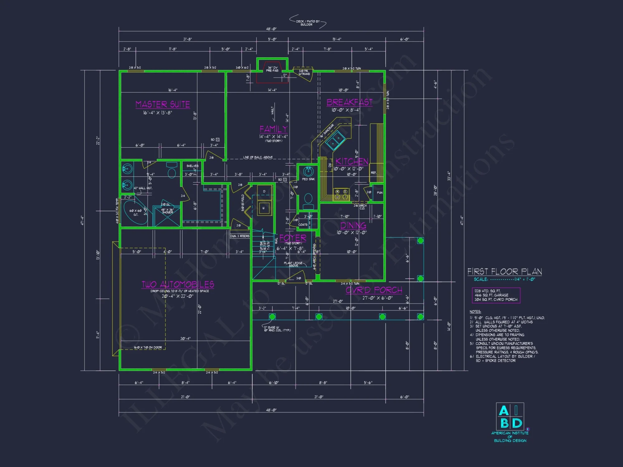 2-Story Farmhouse Blueprint