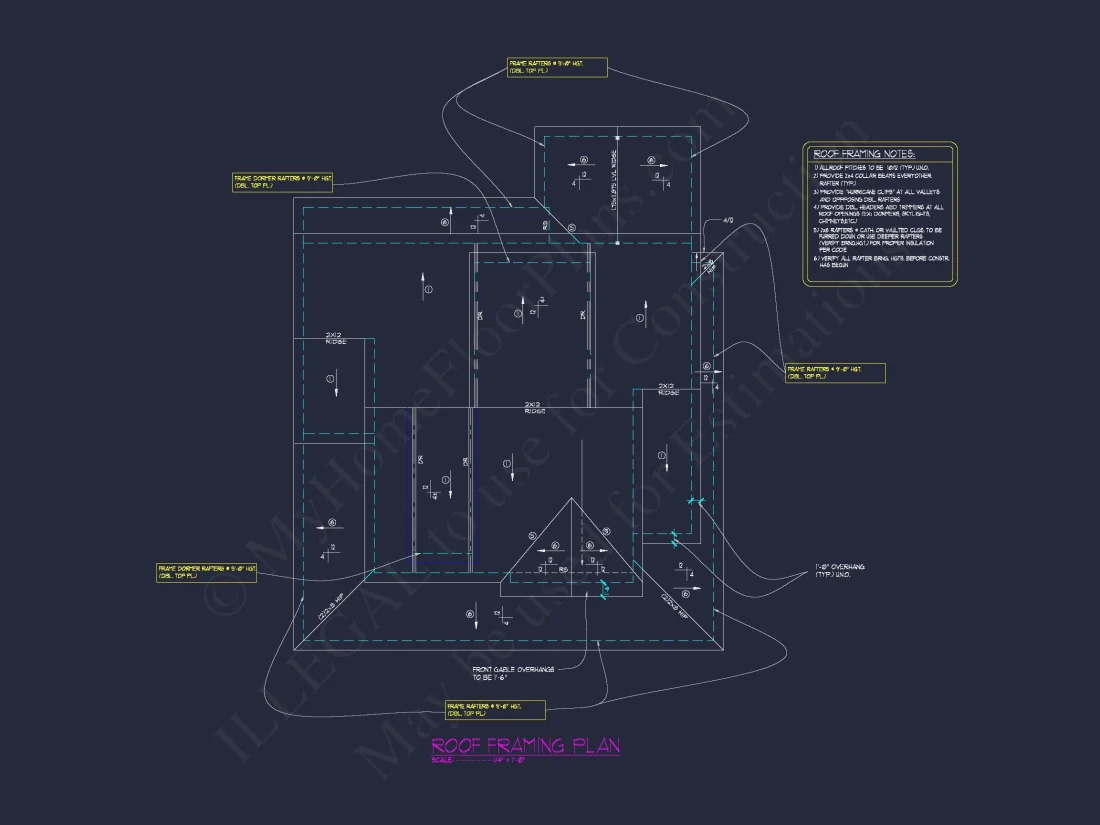 Elegant house Floor Plan Blueprint CAD Design for Builders