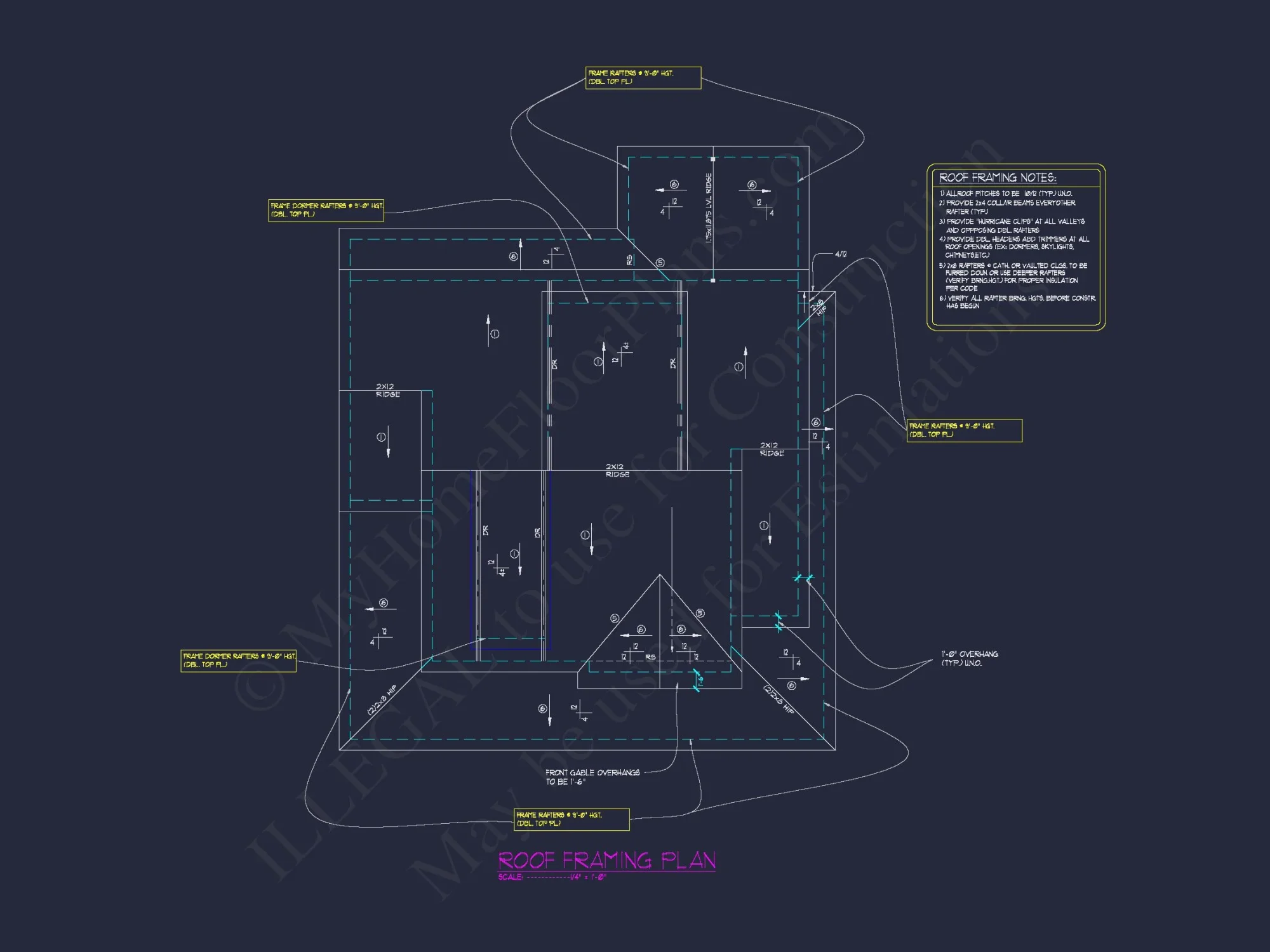 Elegant house Floor Plan Blueprint CAD Design for Builders