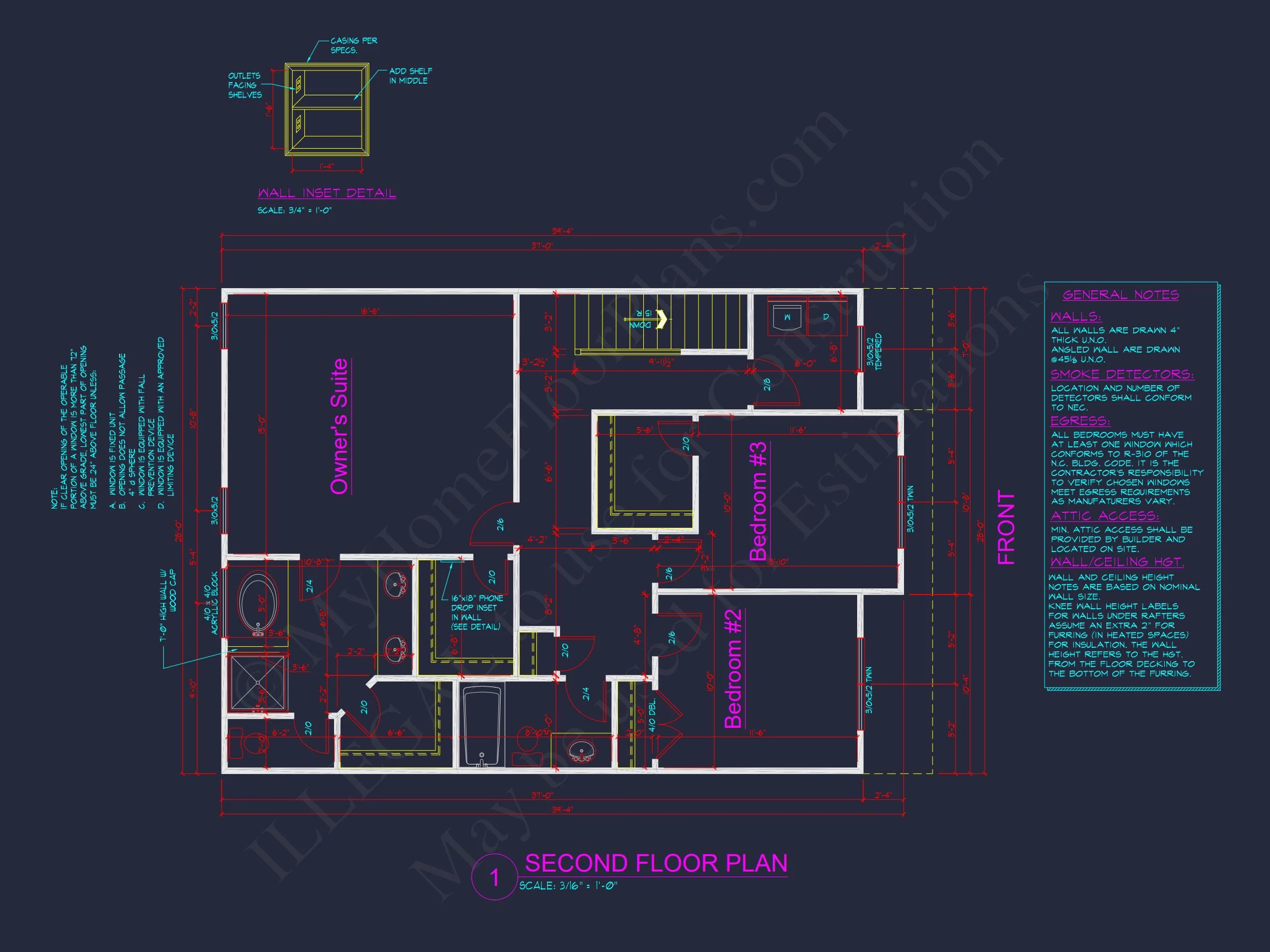 Modern Craftsman house Plan with 3 Bedrooms and 2 Baths