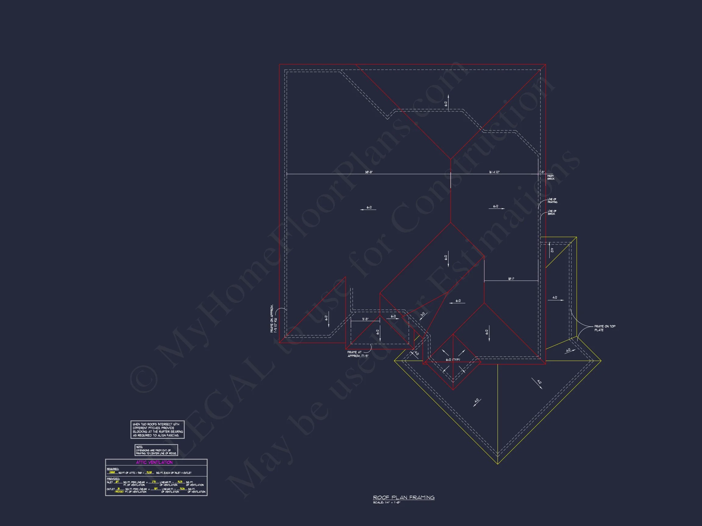 Elegant house Floor Plan with CAD Blueprint & Modern Designs