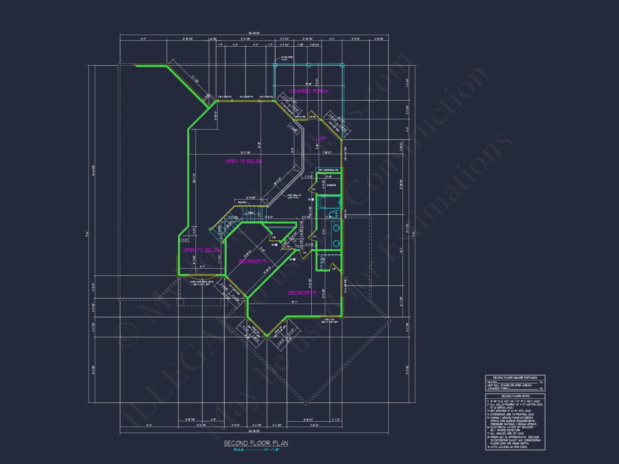 Elegant house Floor Plan with CAD Blueprint & Modern Designs