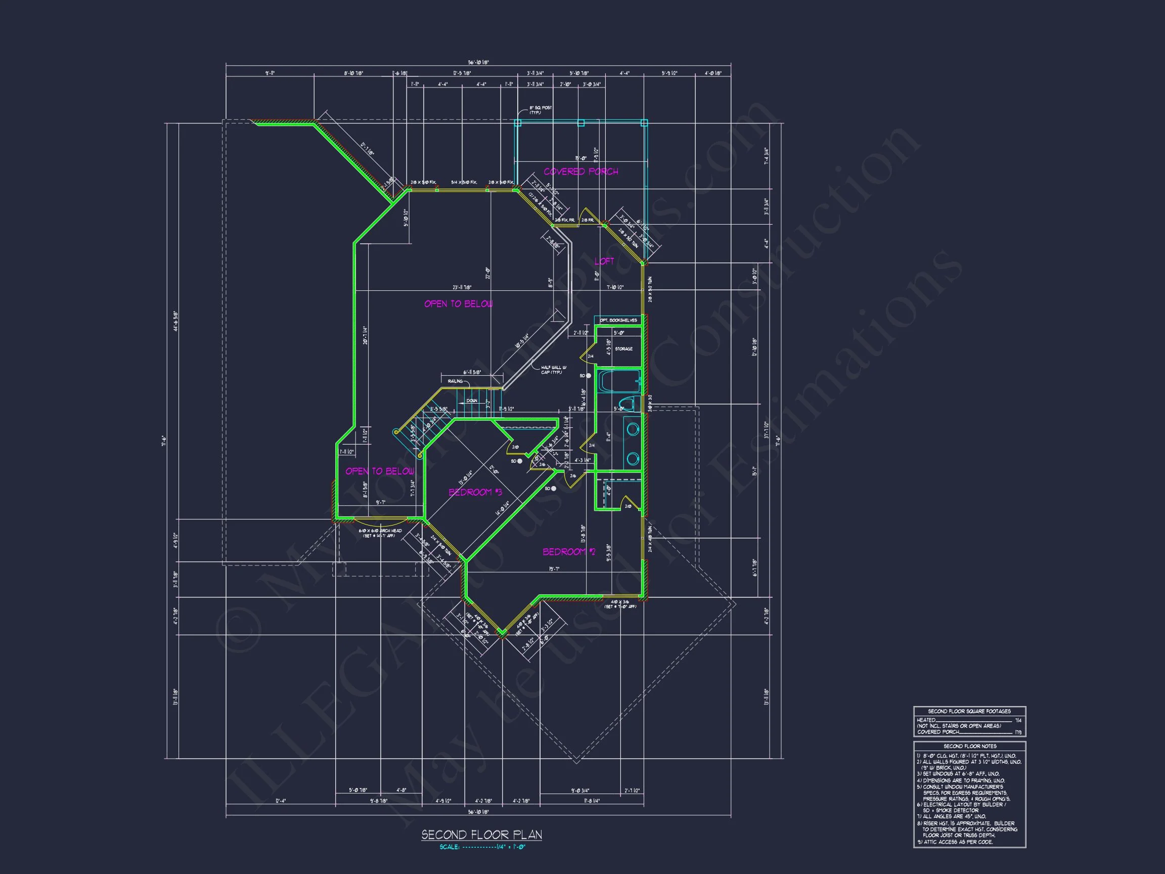 Elegant house Floor Plan with CAD Blueprint & Modern Designs