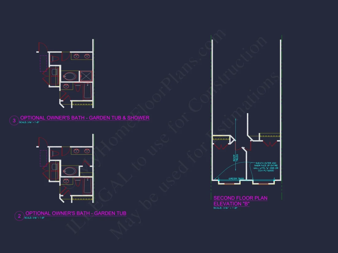 Modern Townhome Plan: Stunning 6-Unit Floor and Design Blueprint