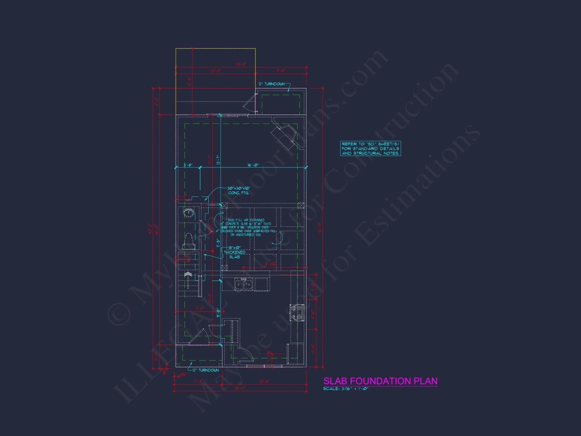 Modern Townhome Plan: Stunning 6-Unit Floor and Design Blueprint