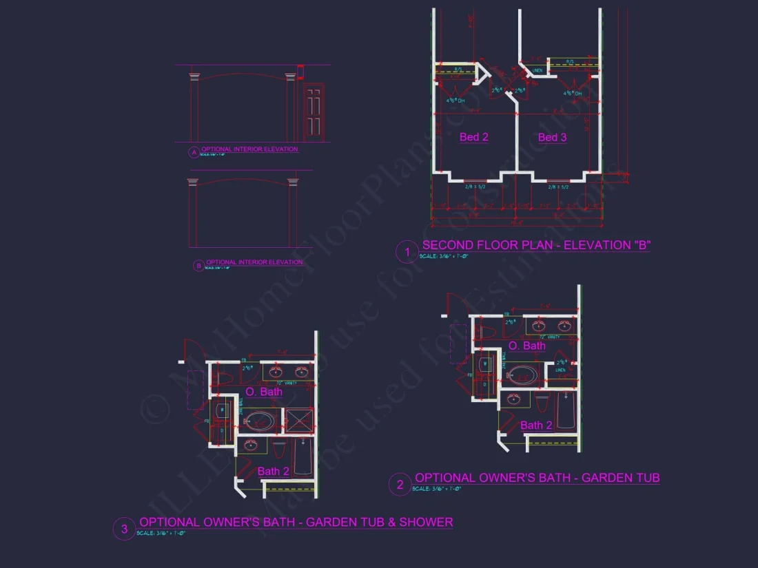 Modern Townhome Plan: Stunning 6-Unit Floor and Design Blueprint