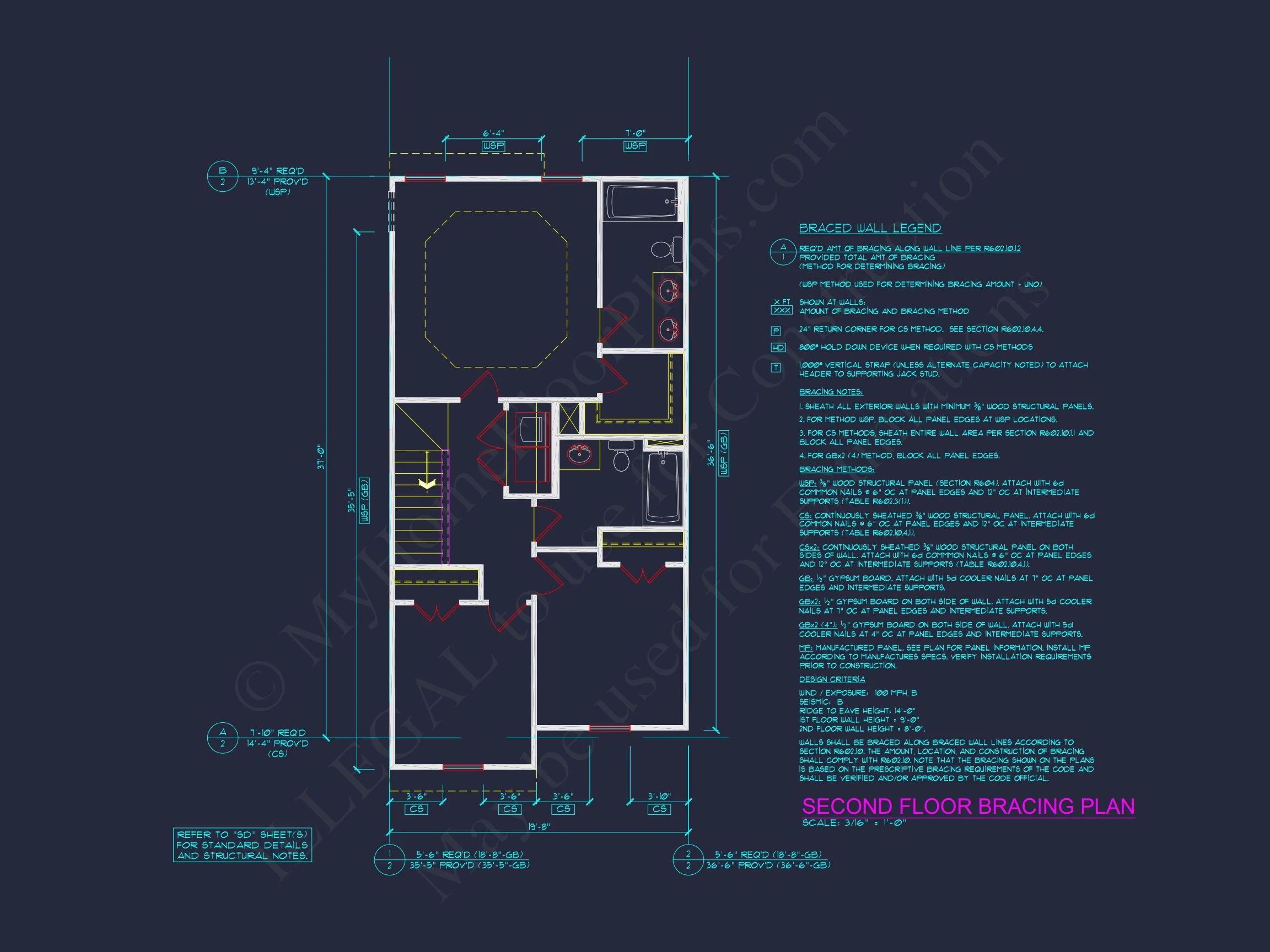 12-2199 HOUSE PLAN -Traditional Townhome Plan - 3-Bed, 2.5-Bath, 1,476 SF 13 Modern Townhome Plan: Stunning 6-Unit Floor and Design Blueprint