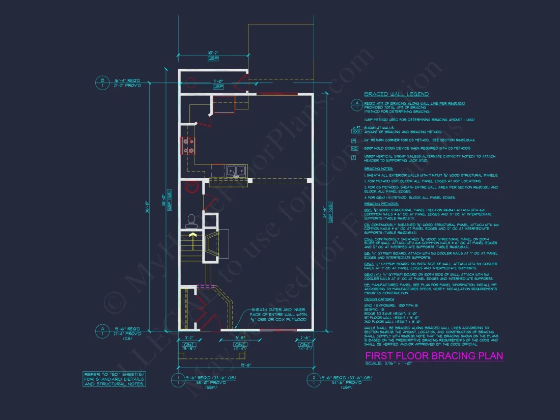Modern Townhome Plan: Stunning 6-Unit Floor and Design Blueprint