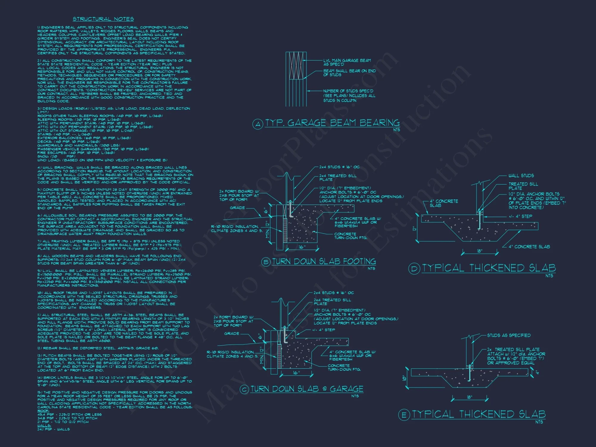 Craftsman house Plan with 3 Bedrooms, 2 Floors, and CAD Designs