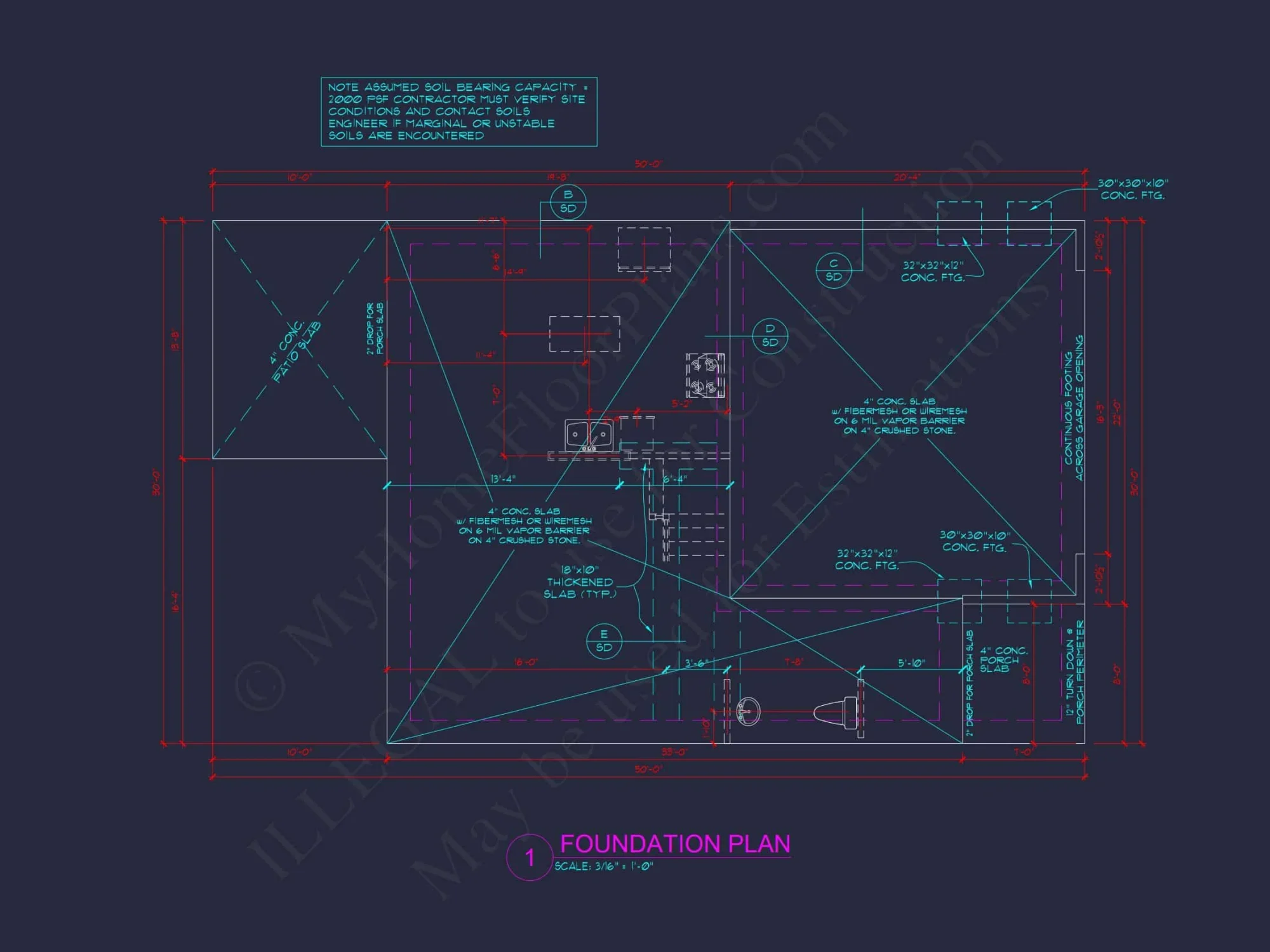 Craftsman house Plan with 3 Bedrooms, 2 Floors, and CAD Designs