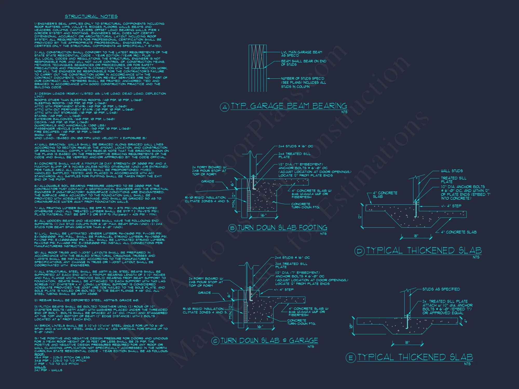 Modern house Plan with 2-Story CAD Blueprint and Unique Designs