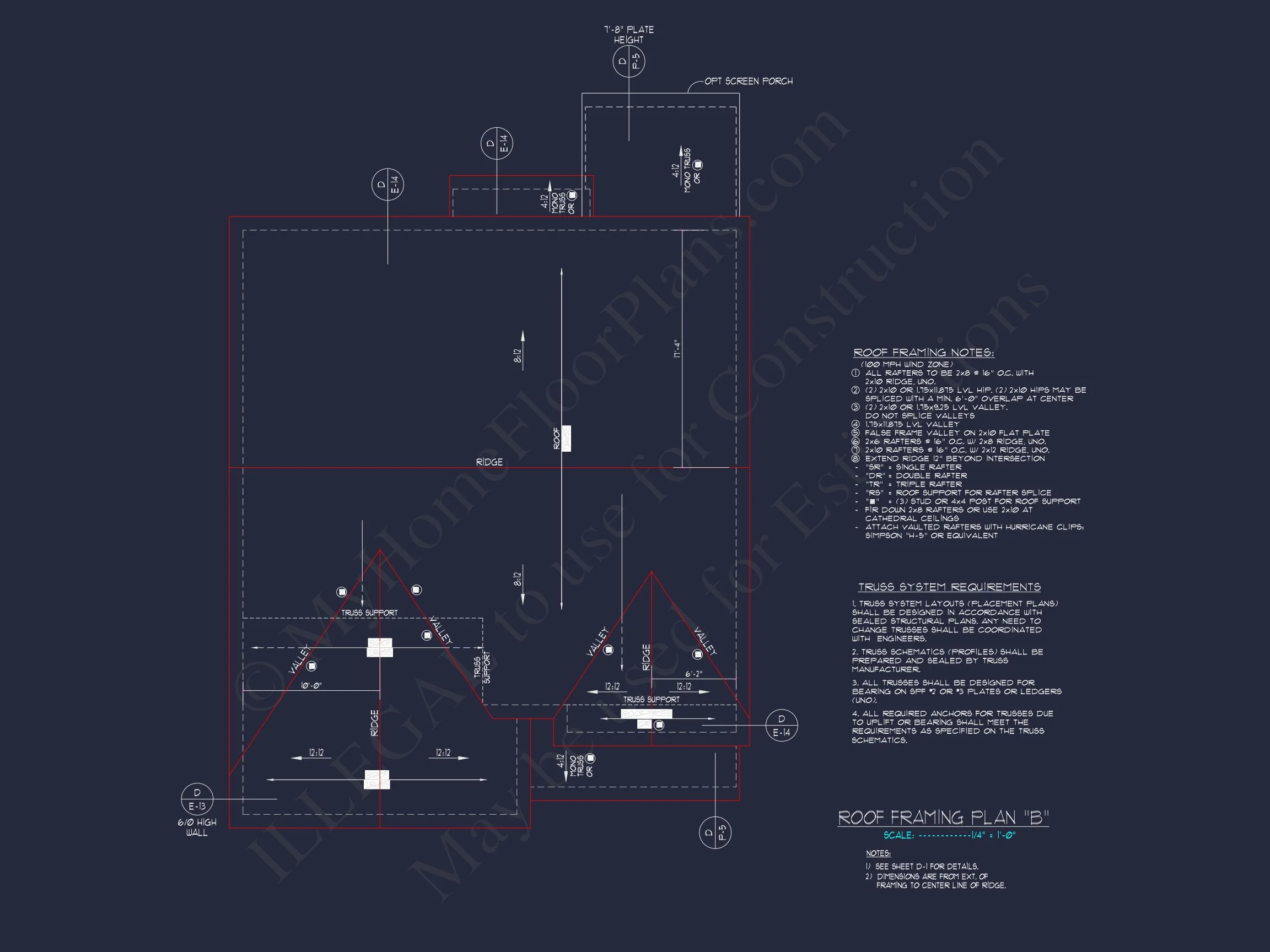 12-2140 HOUSE PLAN -Tudor Revival Home Plan - 4-Bed, 3-Bath, 2,450 SF 19 Blueprint for a 2, 238 Sq. Ft. Craftsman house Design
