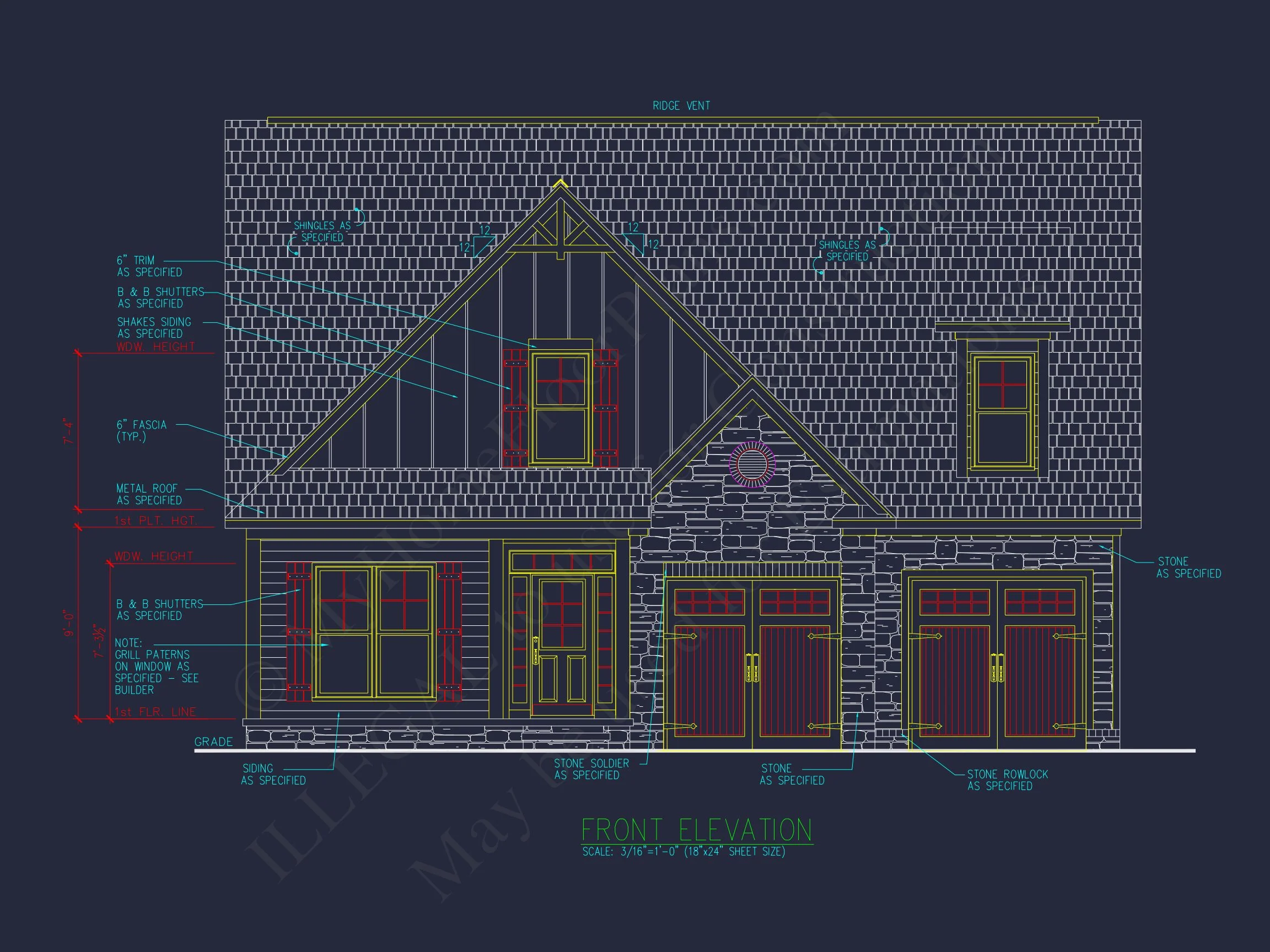 Charming Craftsman house Plan with CAD Designs and Details