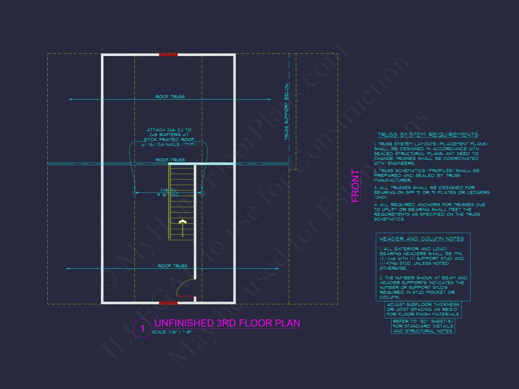 Modern Craftsman house Plan with Spacious Floor Layout and CAD Designs