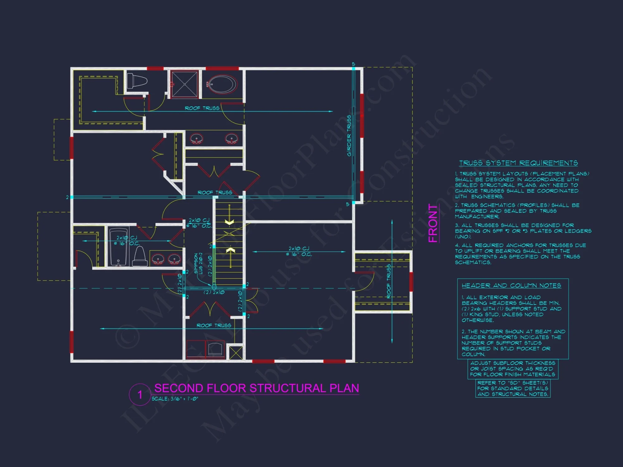 Modern Craftsman house Plan with Spacious Floor Layout and CAD Designs