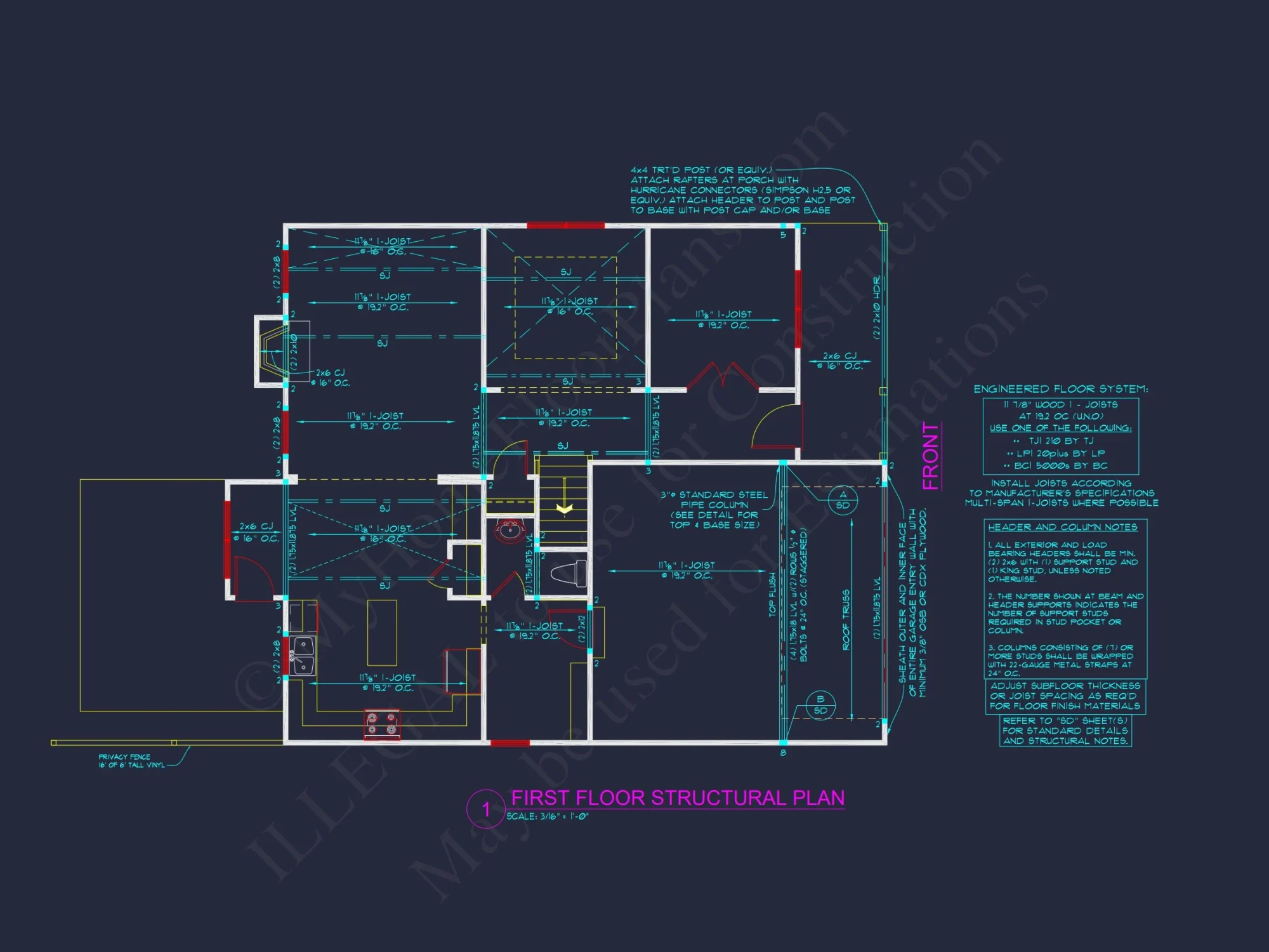 Modern Craftsman house Plan with Spacious Floor Layout and CAD Designs
