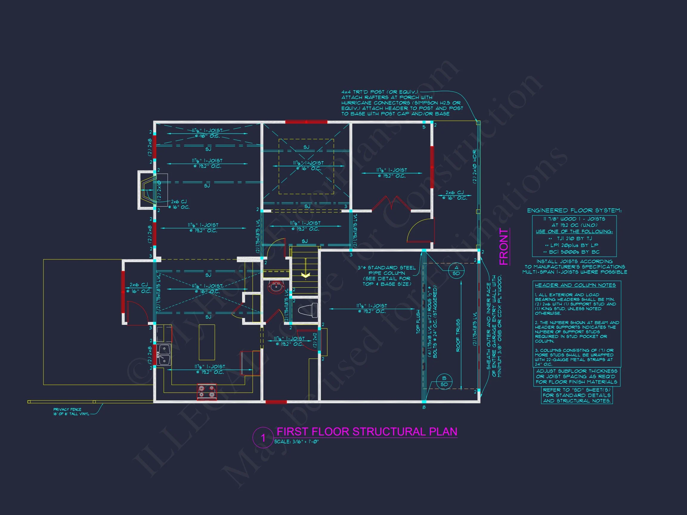 Modern Craftsman house Plan with Spacious Floor Layout and CAD Designs