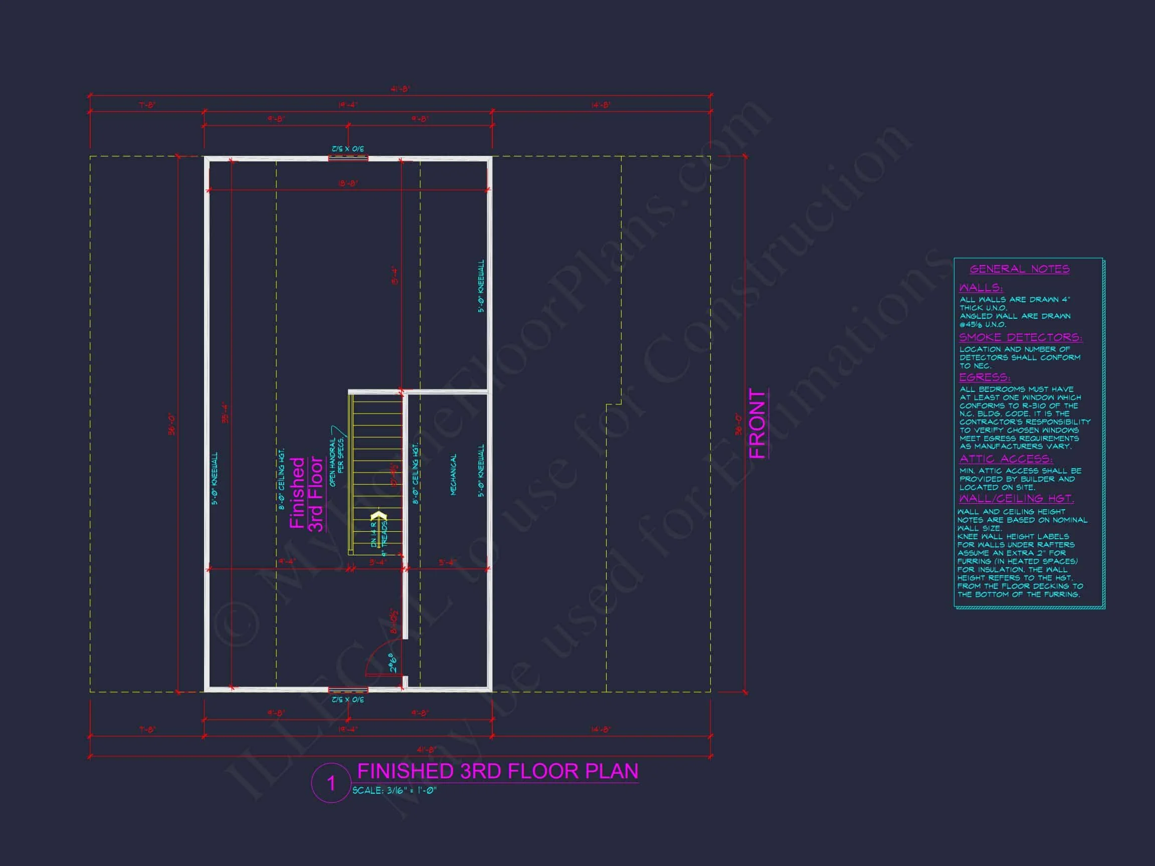 Modern Craftsman house Plan with Spacious Floor Layout and CAD Designs