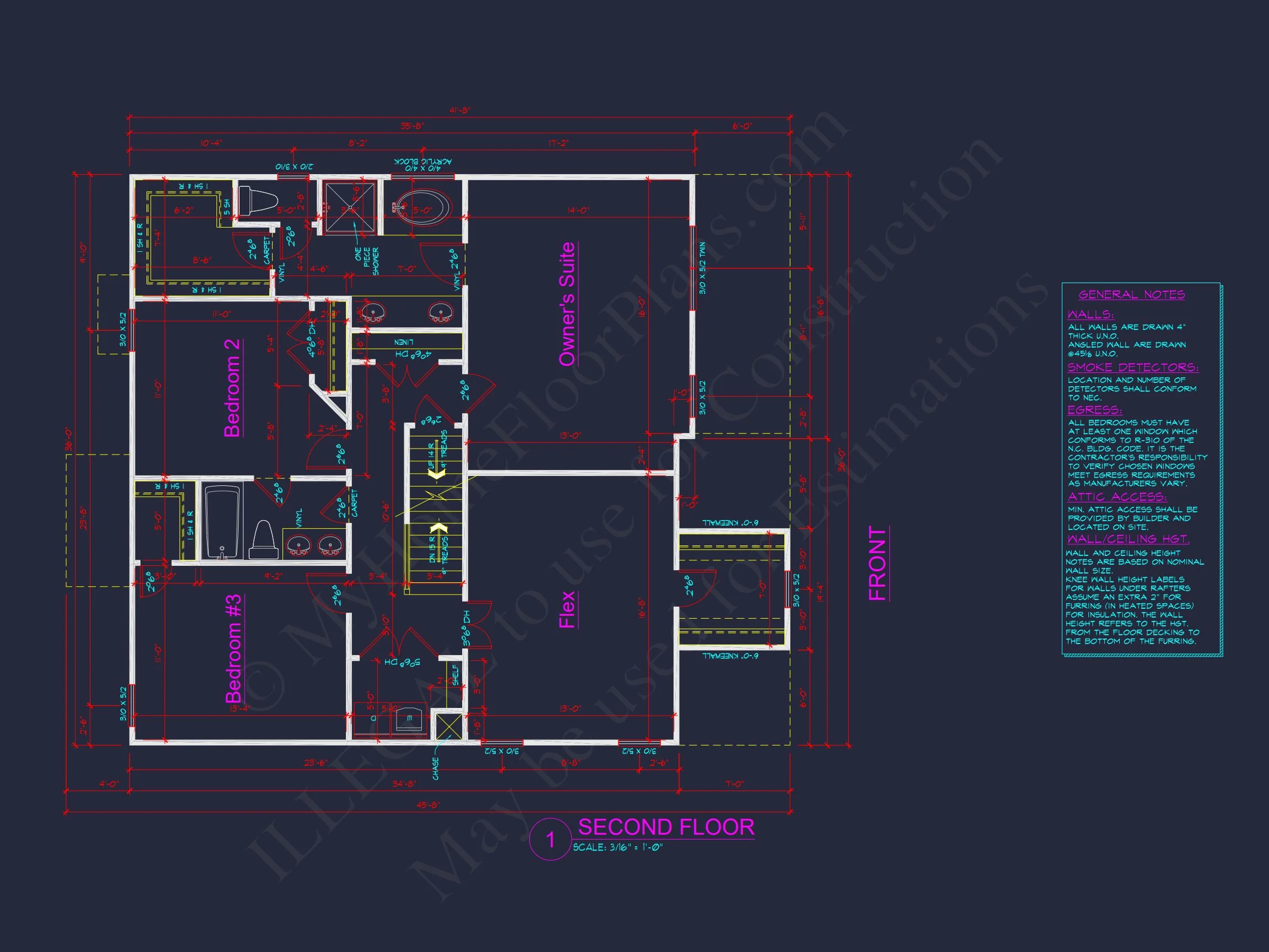 Modern Craftsman house Plan with Spacious Floor Layout and CAD Designs