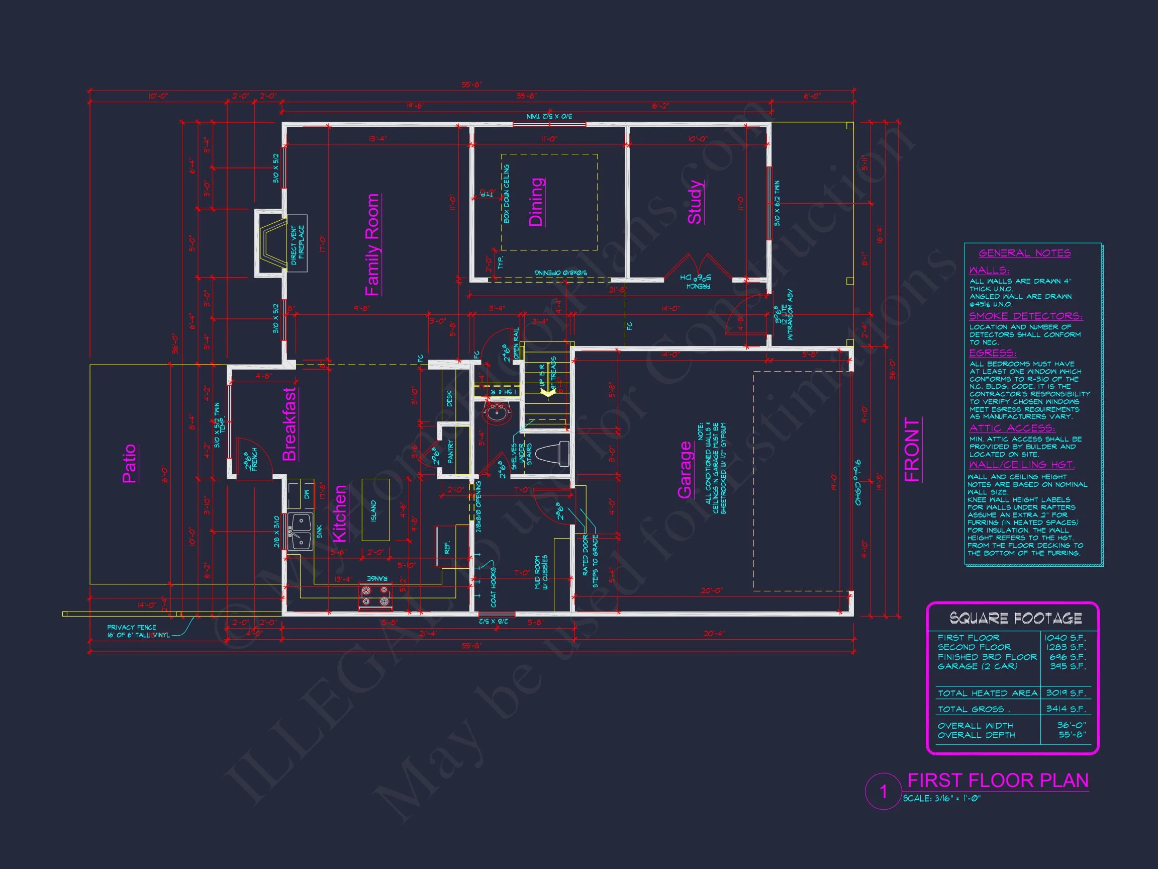 Modern Craftsman house Plan with Spacious Floor Layout and CAD Designs