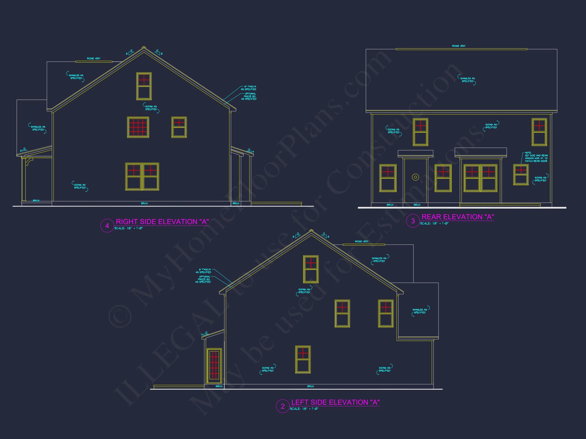Modern Craftsman house Plan with Spacious Floor Layout and CAD Designs