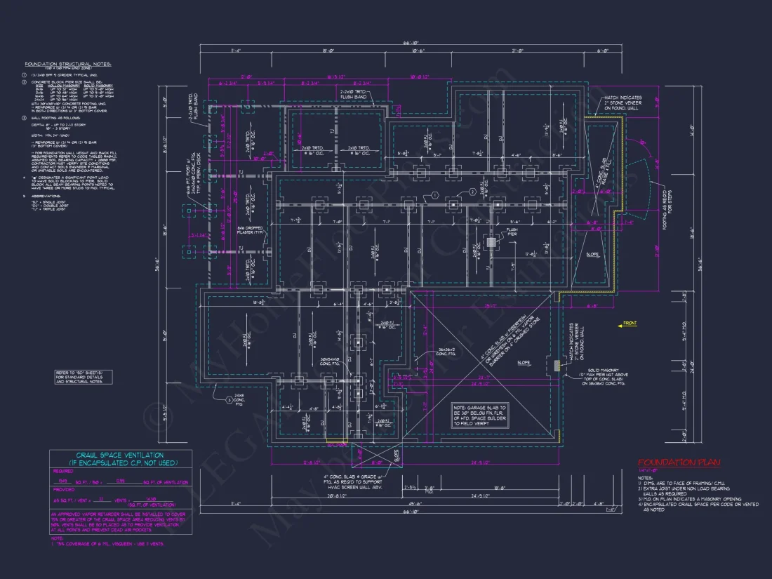 "Blueprint of a 2-story residential house"