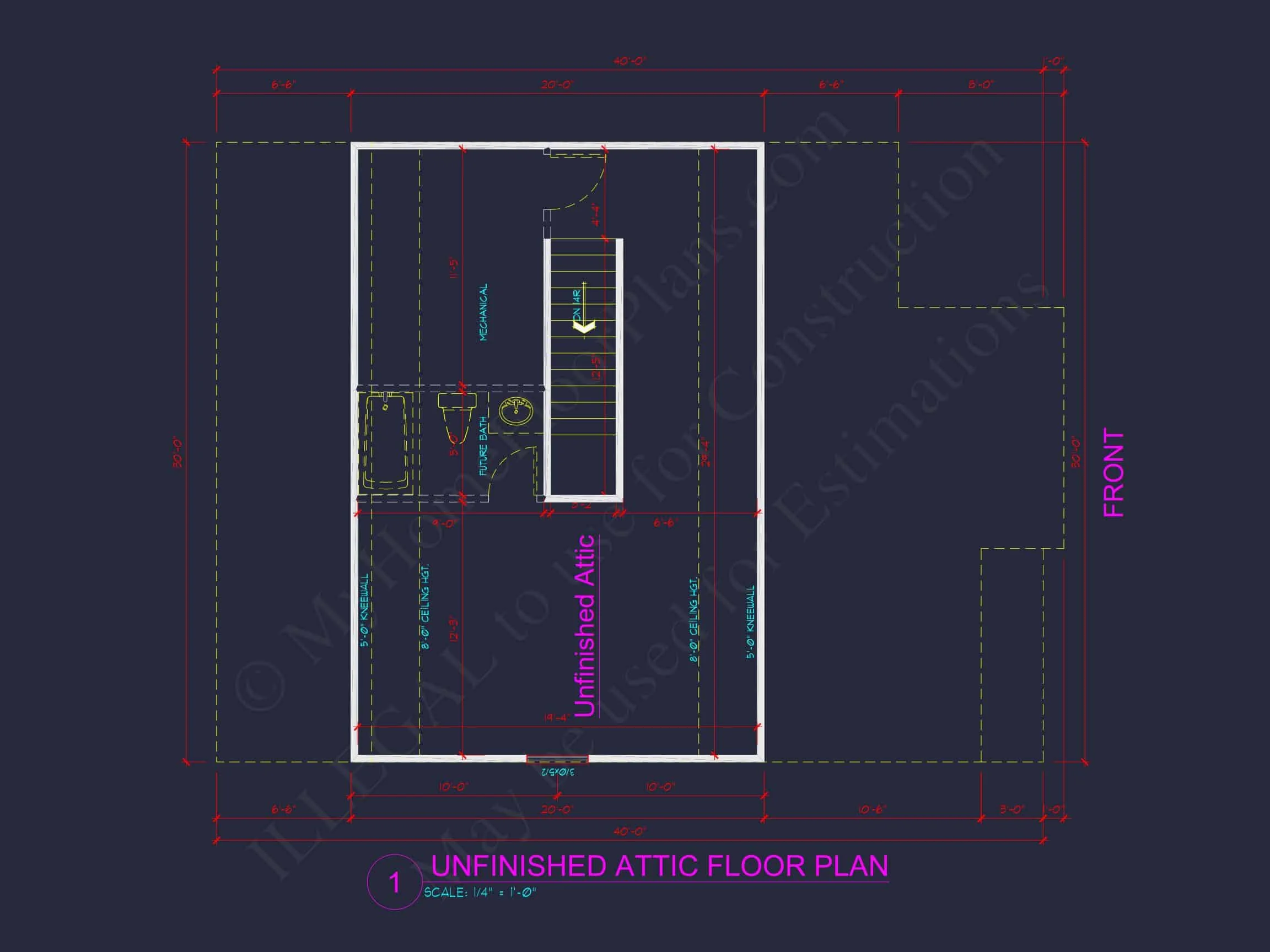 Traditional Craftsman house Plan with Detailed CAD Blueprints