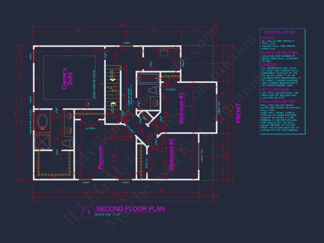 Traditional Craftsman house Plan with Detailed CAD Blueprints