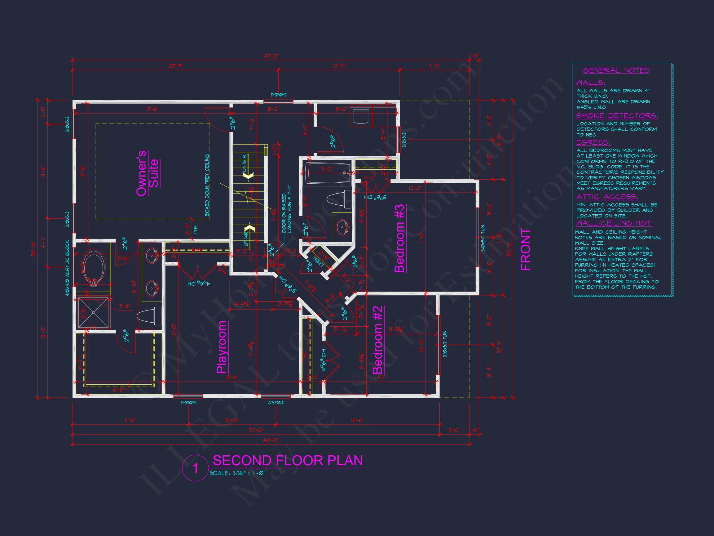 Traditional Craftsman house Plan with Detailed CAD Blueprints