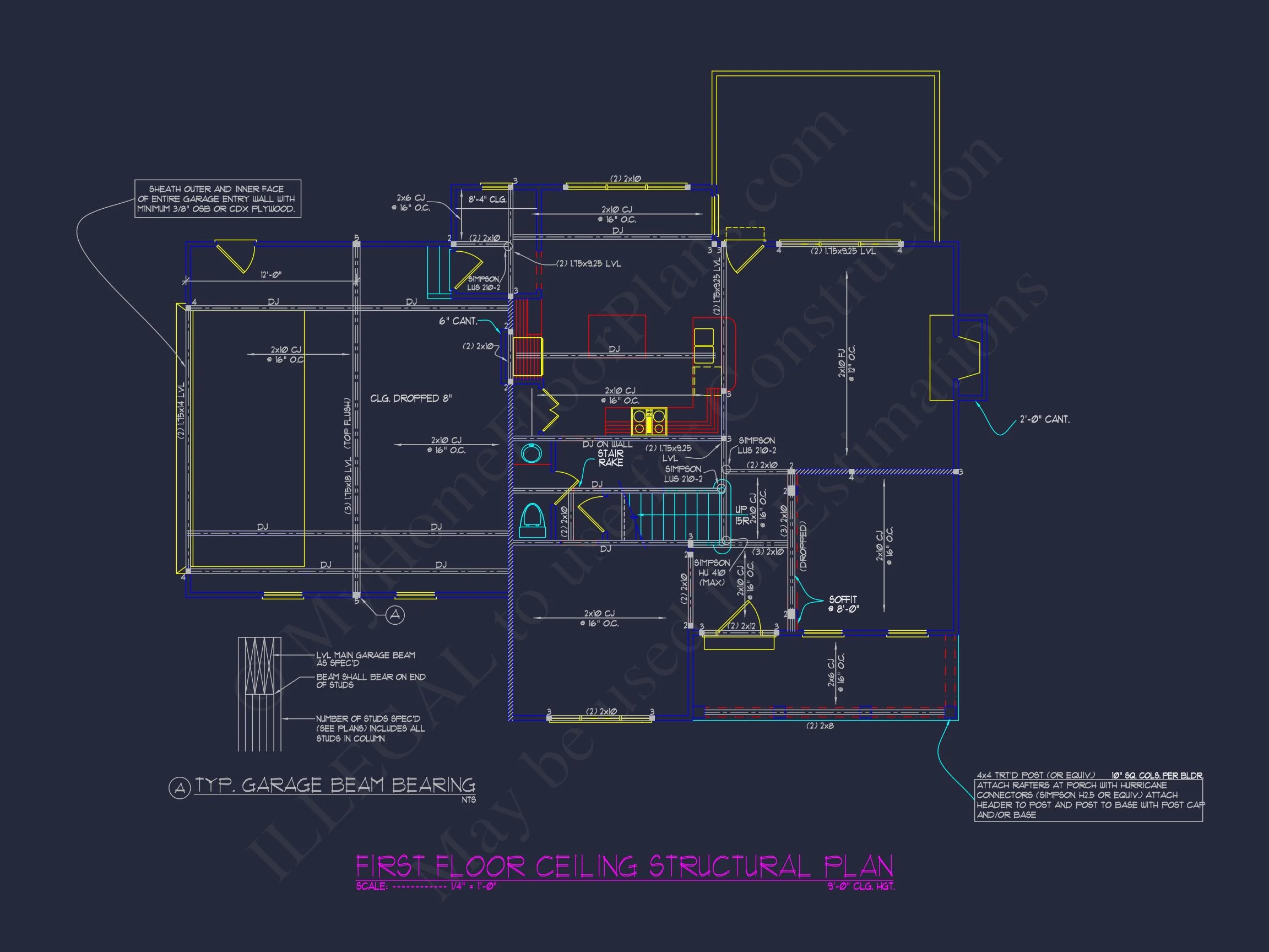 Modern house Plan with Architectural Designs and CAD Features