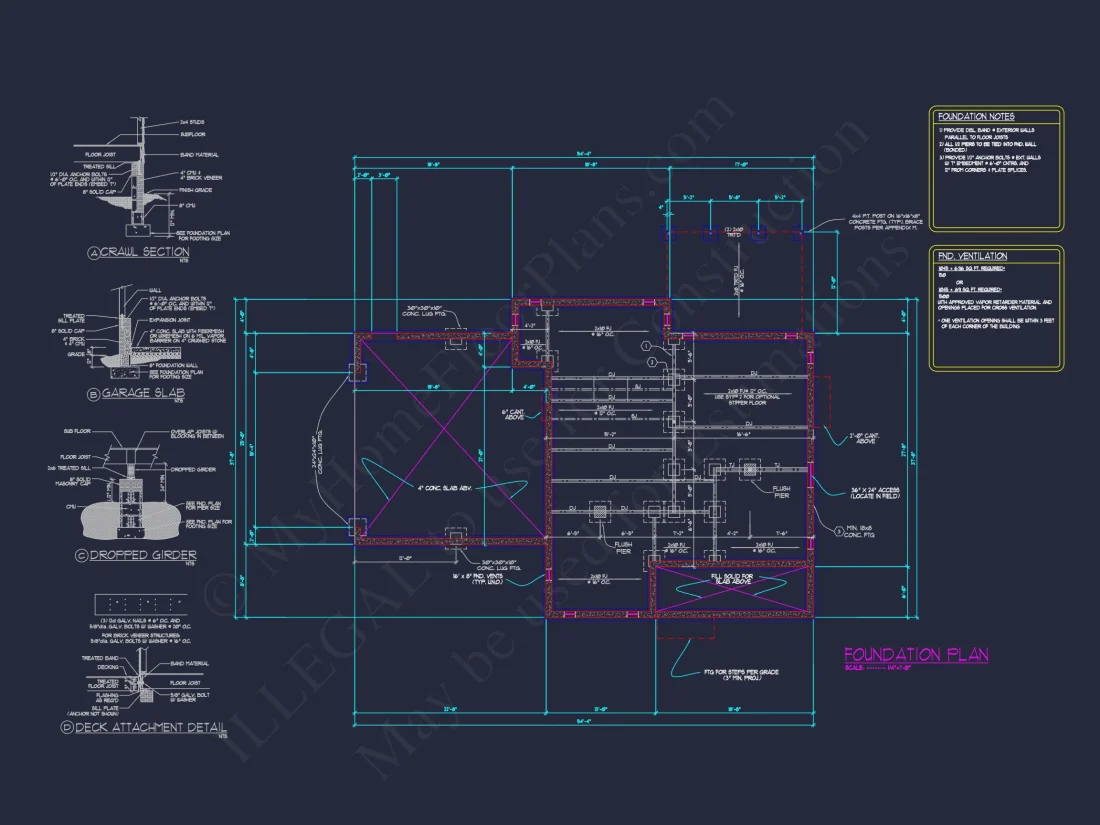 Modern house Plan with Architectural Designs and CAD Features