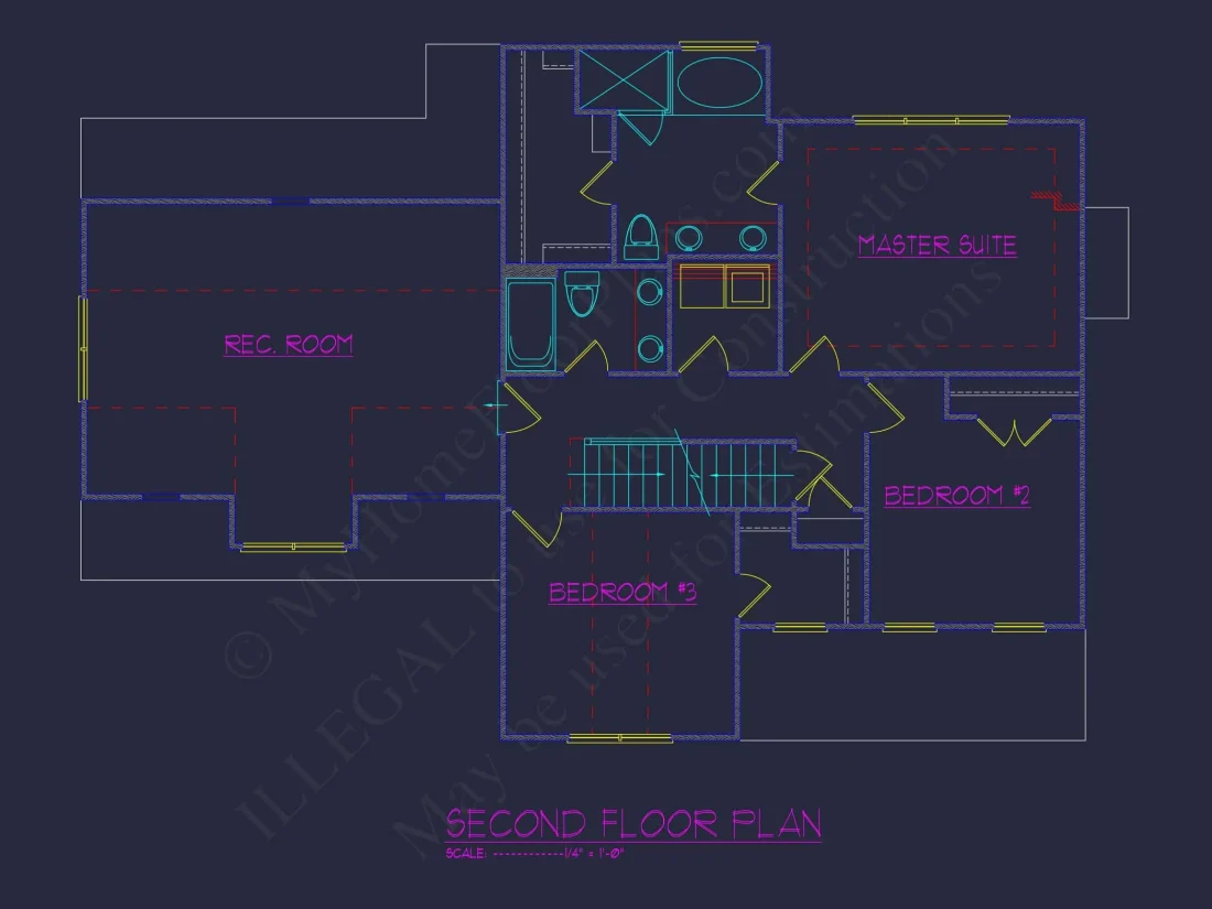 Modern house Plan with Architectural Designs and CAD Features