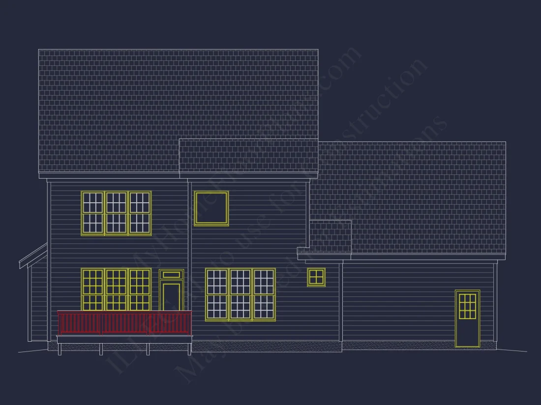 Modern house Plan with Architectural Designs and CAD Features