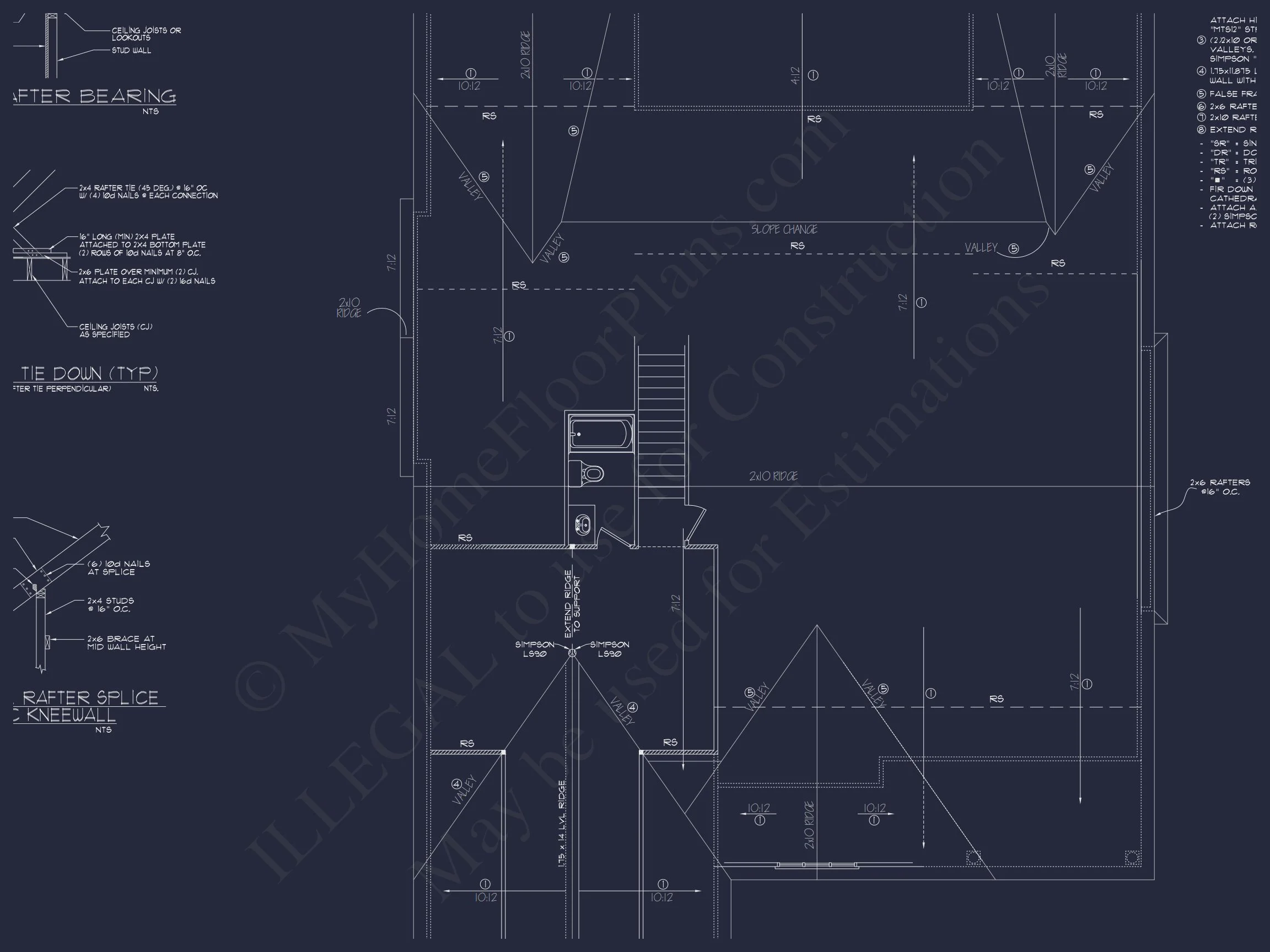 11-2060 HOUSE PLAN -Traditional Ranch Home Plan - 3-Bed, 2-Bath, 2,150 SF 13 house Blueprint Plan with CAD Architecture Designs