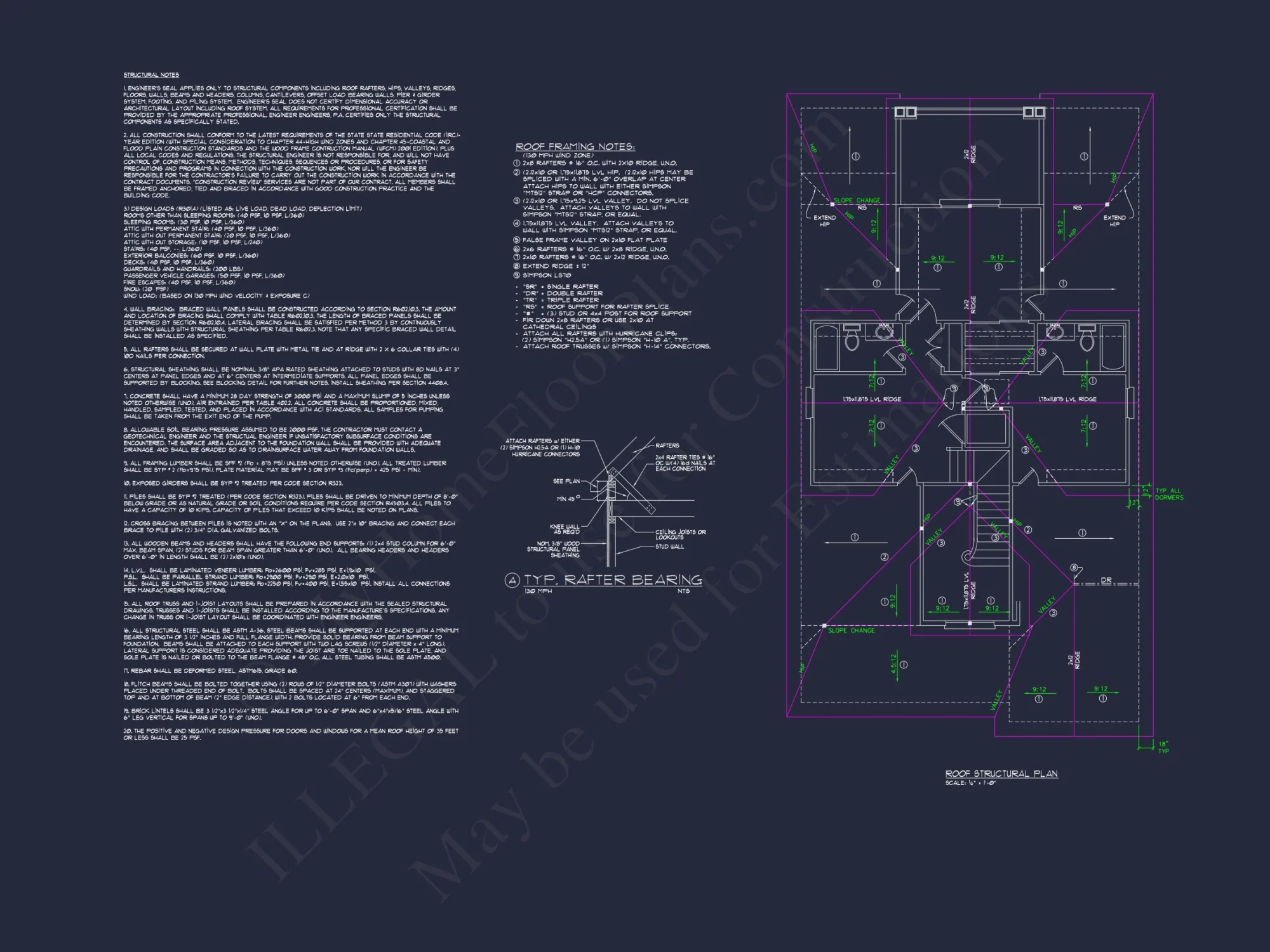 Warm Beach Coastal house Plan with Complete Architectural Designs