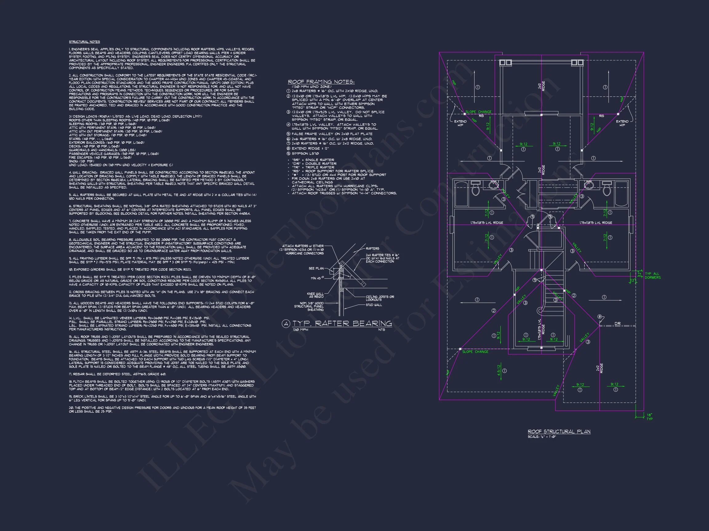 Warm Beach Coastal house Plan with Complete Architectural Designs
