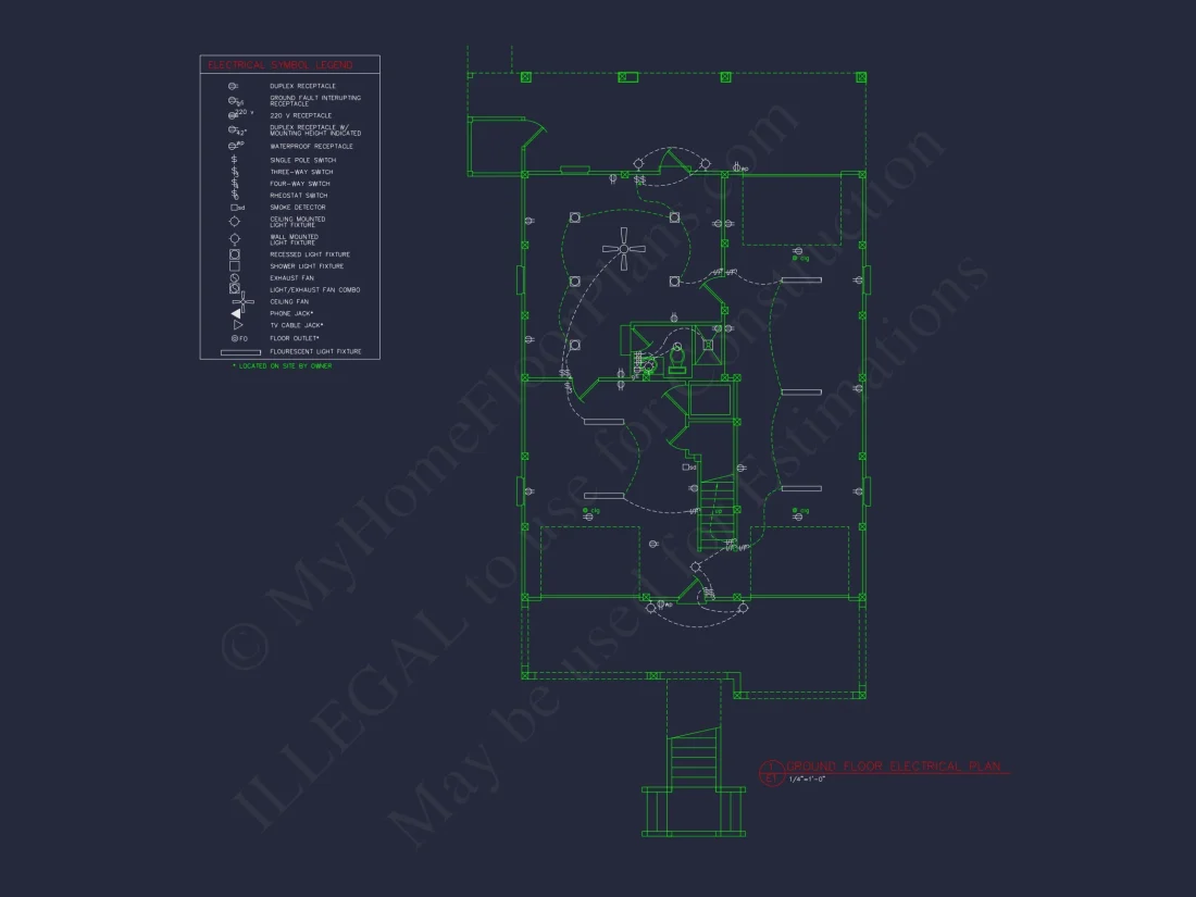 Warm Beach Coastal house Plan with Complete Architectural Designs