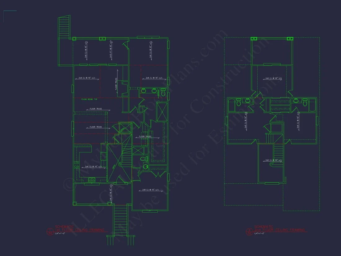Warm Beach Coastal house Plan with Complete Architectural Designs