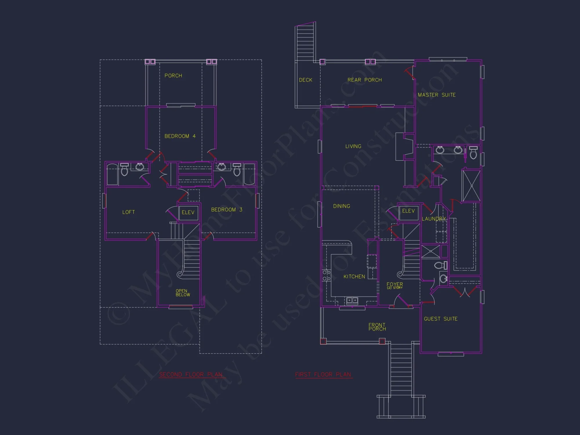 Warm Beach Coastal house Plan with Complete Architectural Designs