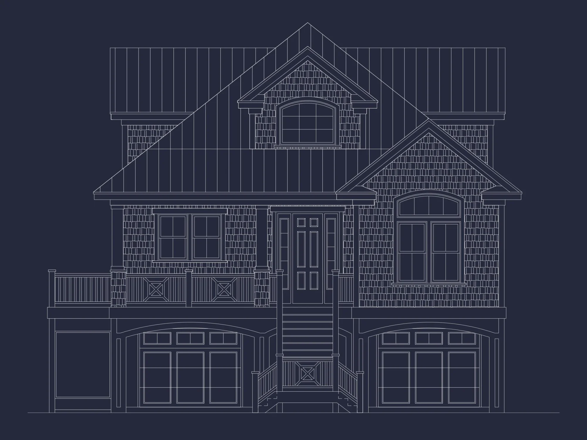 Warm Beach Coastal house Plan with Complete Architectural Designs