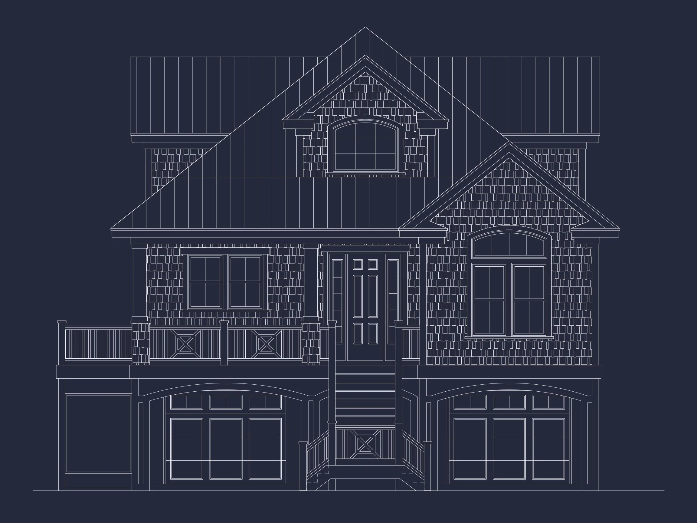 Warm Beach Coastal house Plan with Complete Architectural Designs