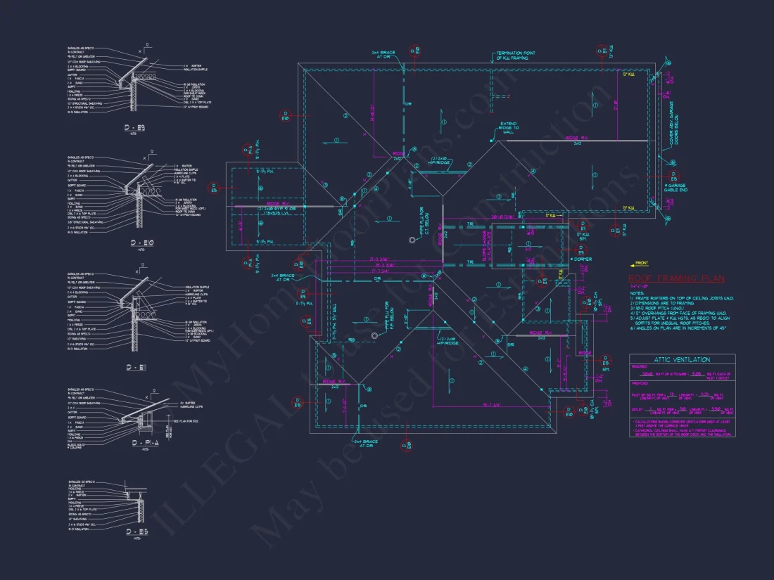 Charming Craftsman house Plan with 1.5 Floors and CAD Blueprints