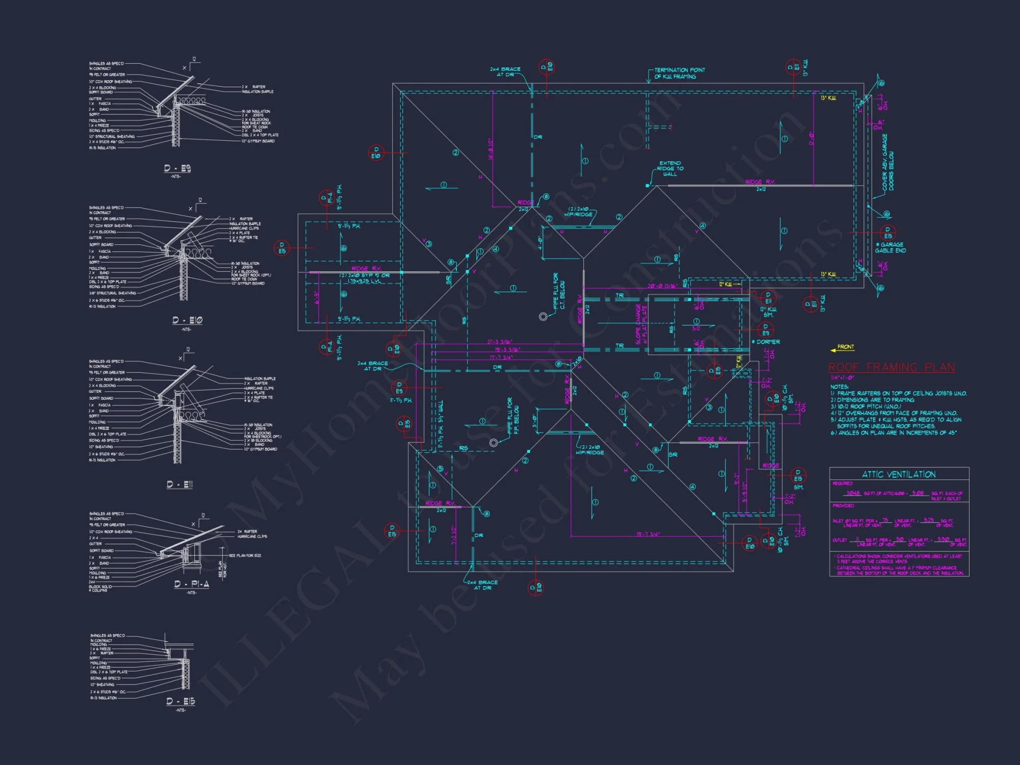 Charming Craftsman house Plan with 1.5 Floors and CAD Blueprints