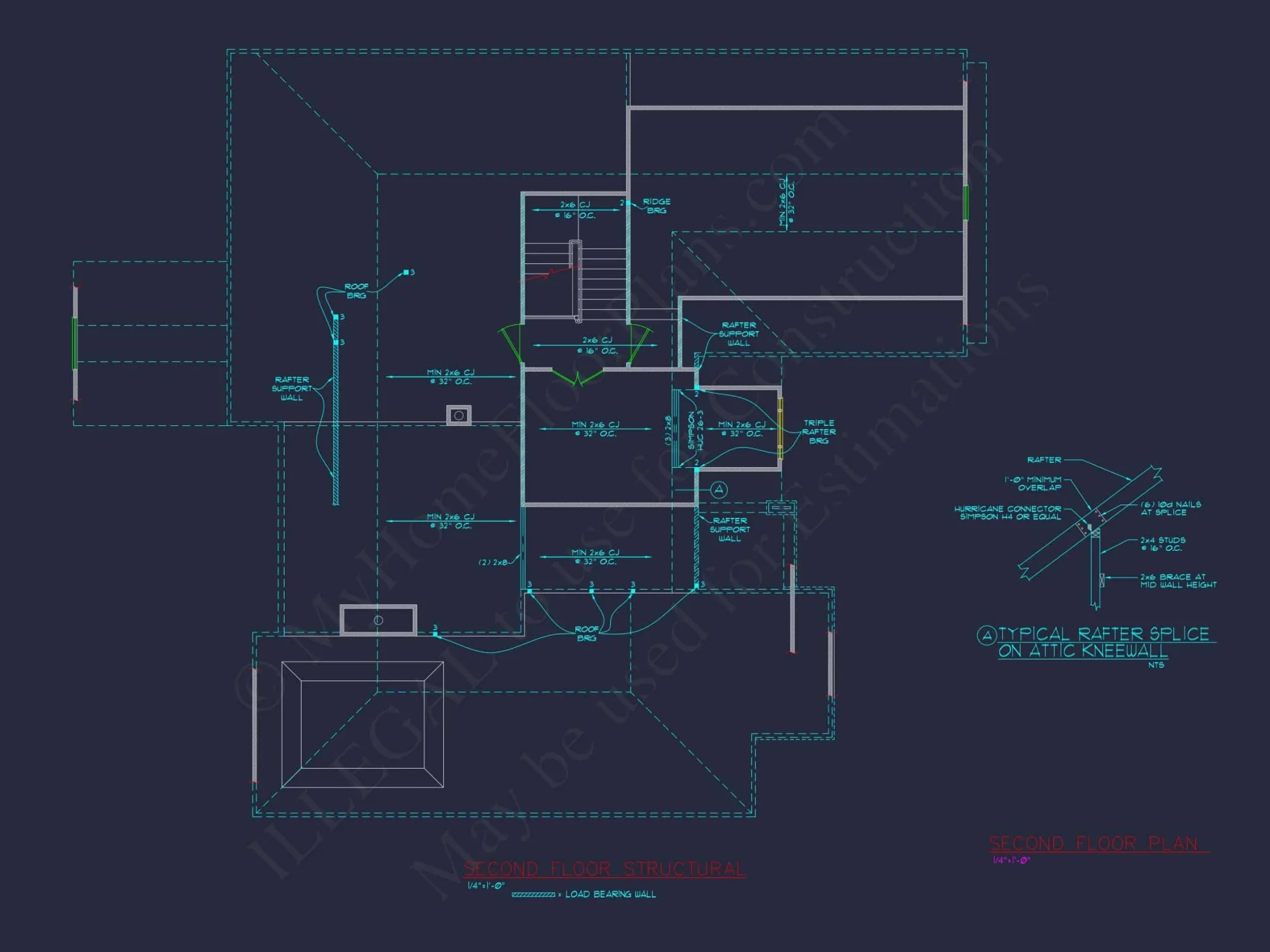 Charming Craftsman house Plan with 1.5 Floors and CAD Blueprints