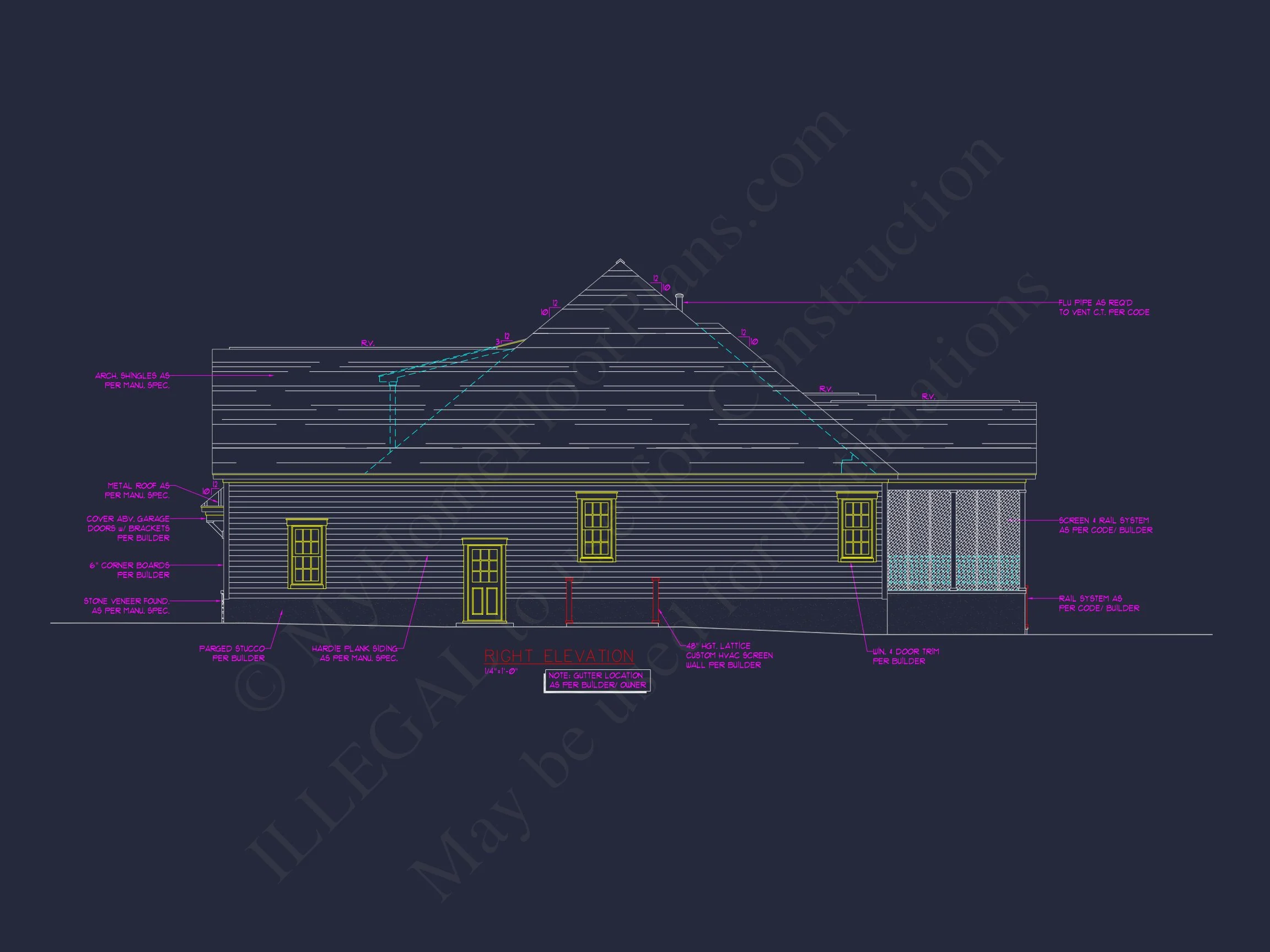 Charming Craftsman house Plan with 1.5 Floors and CAD Blueprints