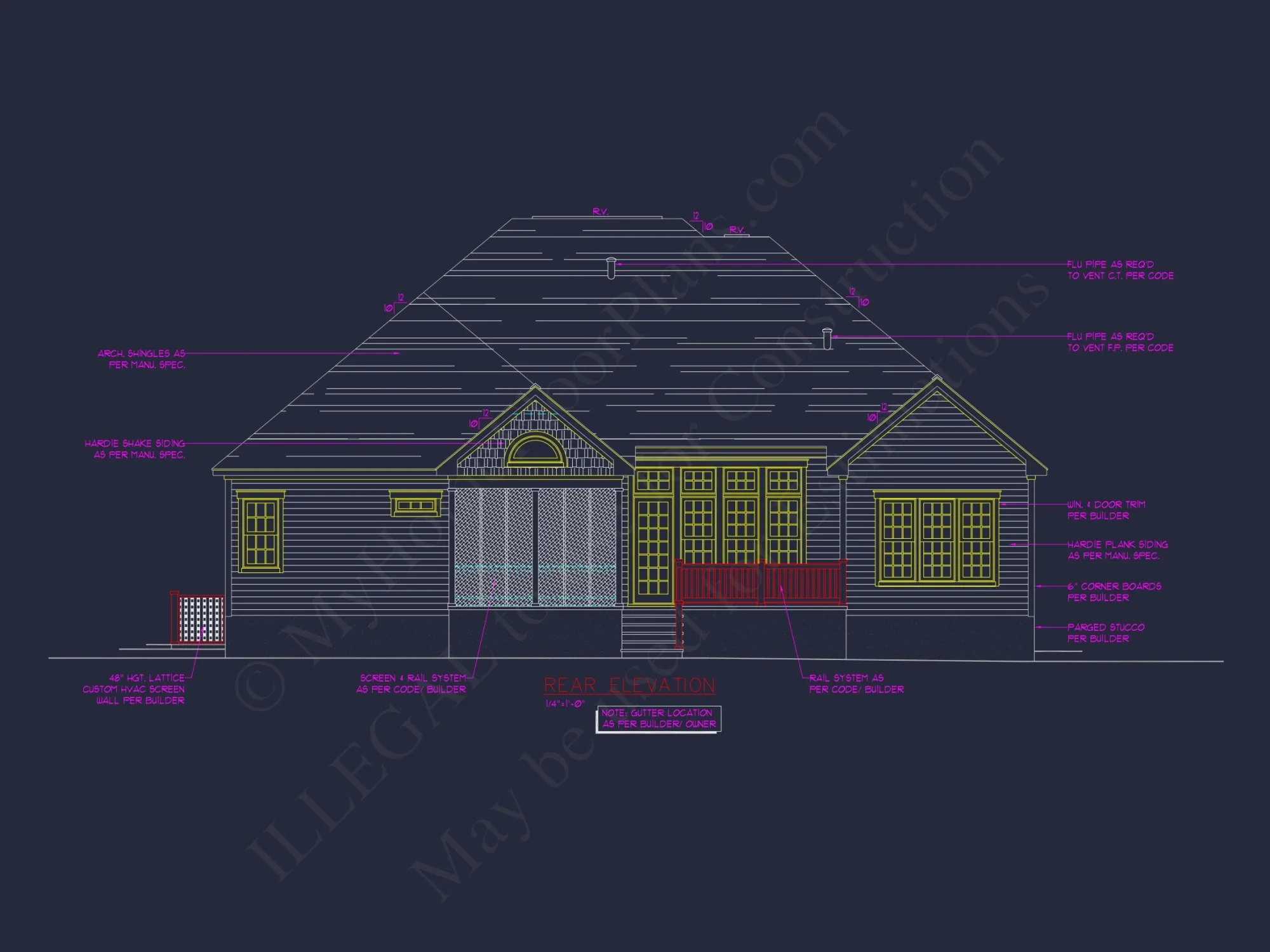 Charming Craftsman house Plan with 1.5 Floors and CAD Blueprints